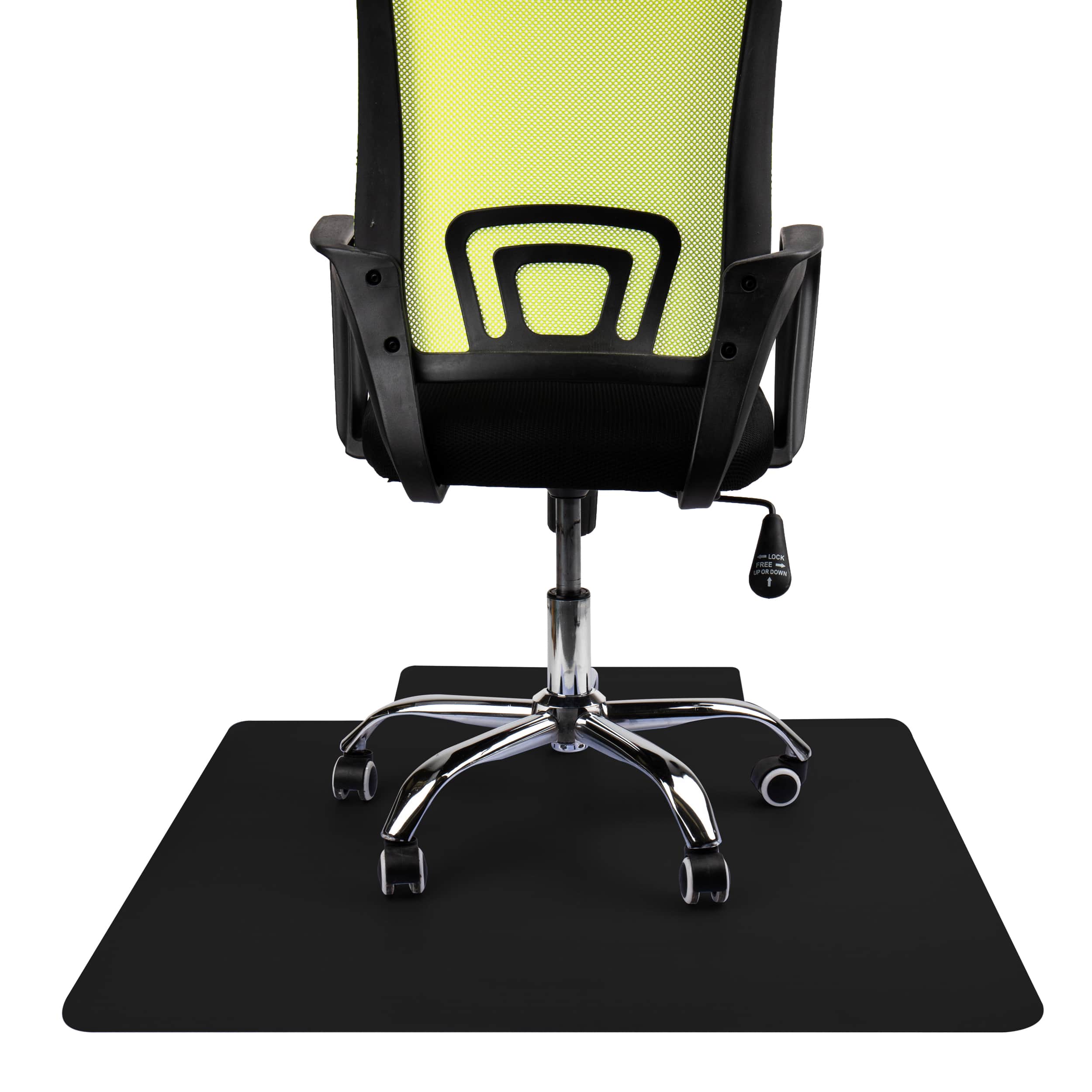 Mind Reader 9-to-5 Collection Black Office Chair Mat, 2ct.