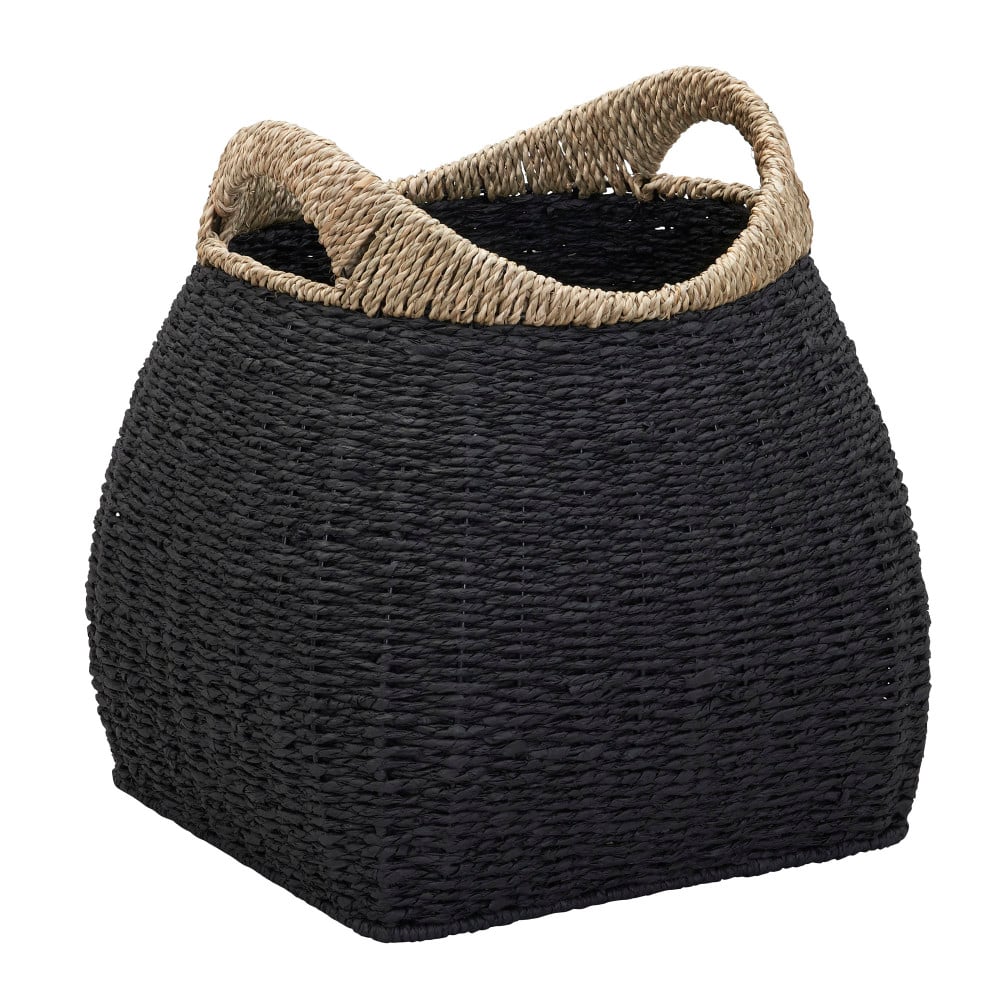 Household Essentials Black Basket with Handles