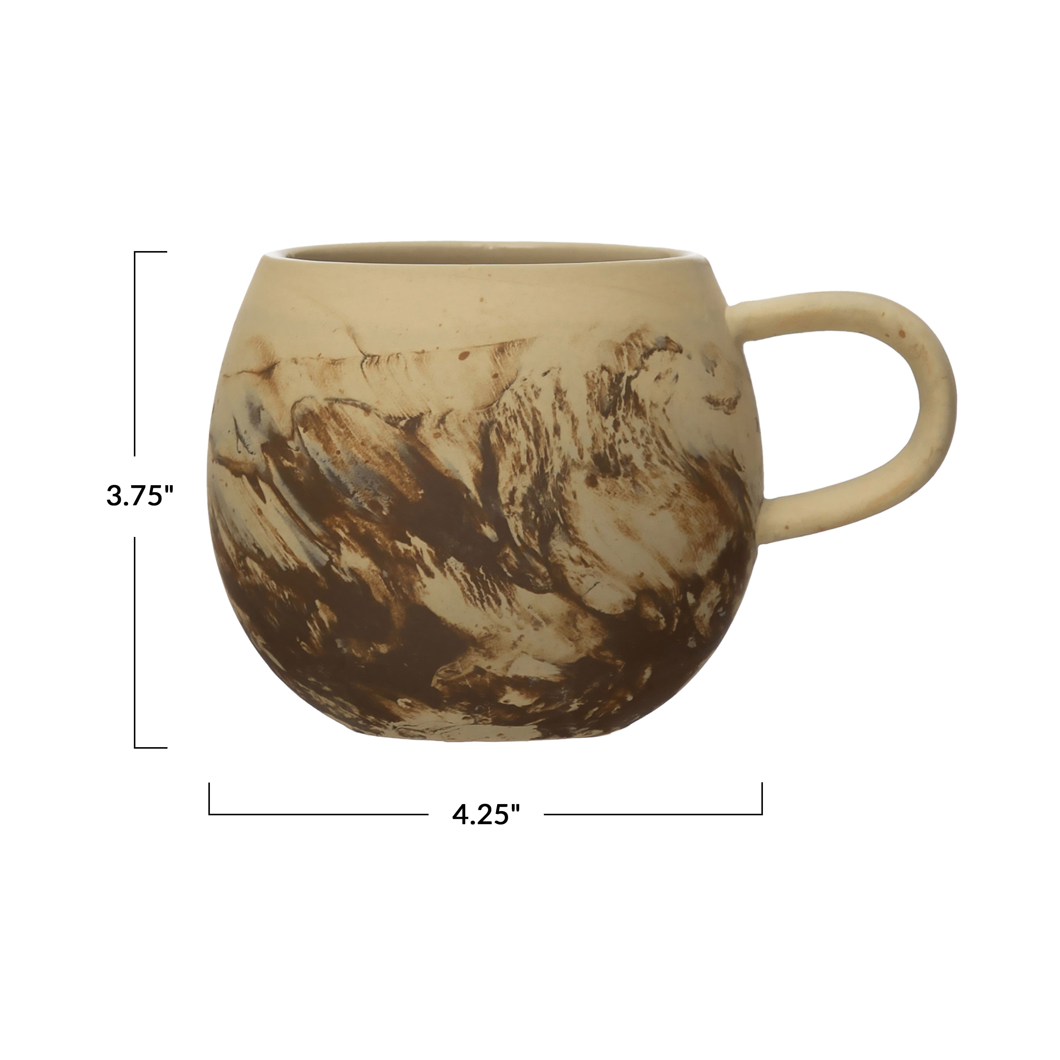 Hello Honey® Matte Sand Reactive Glaze Stoneware Mug Set