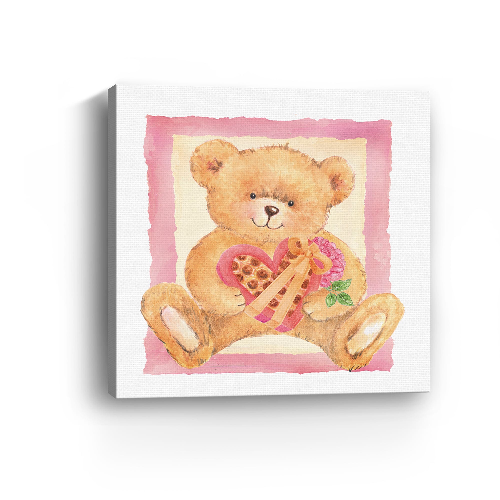 Bear In Love III Canvas Giclée Art