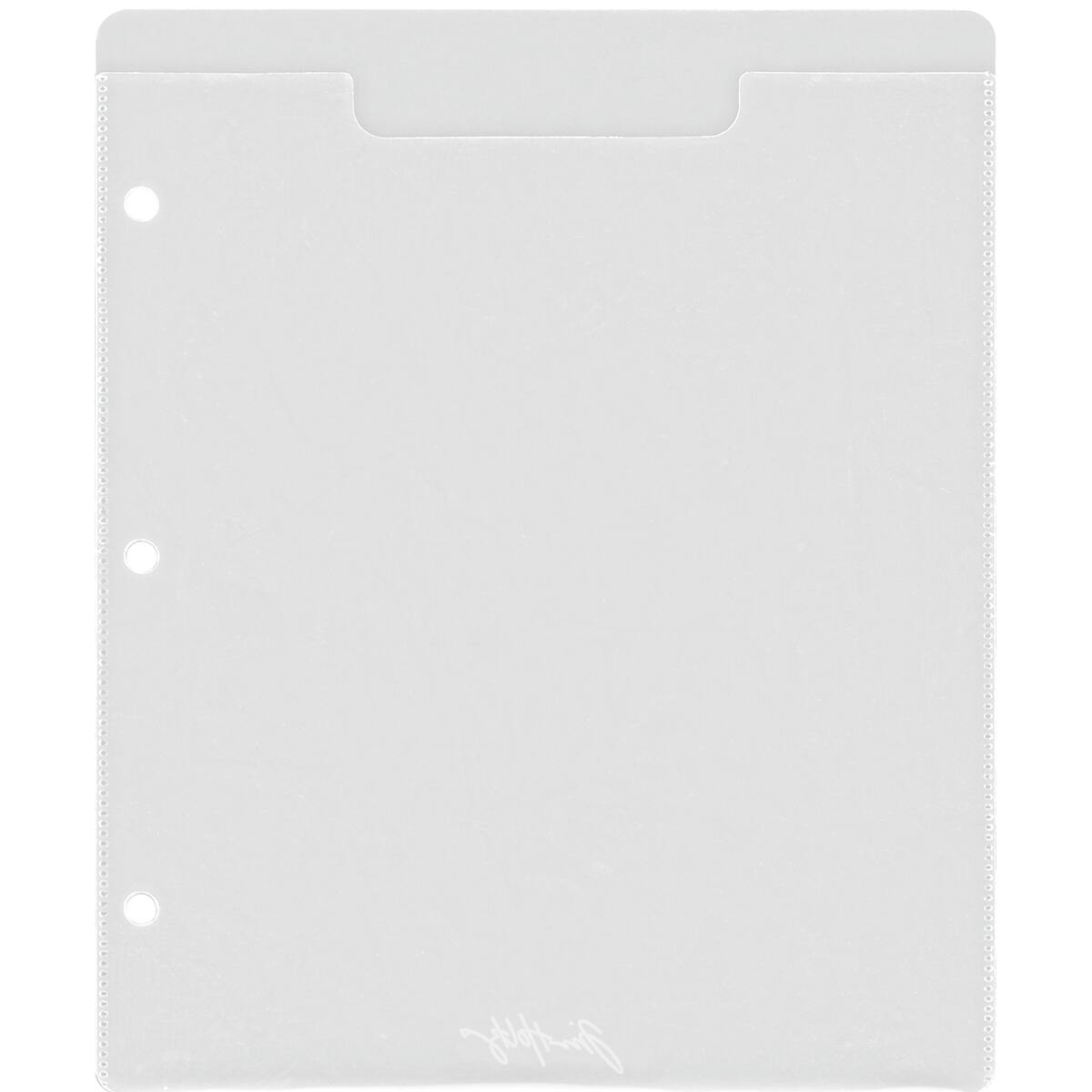 Tim Holtz Storage Studios Stamp Storage Binder Refills, 8ct.
