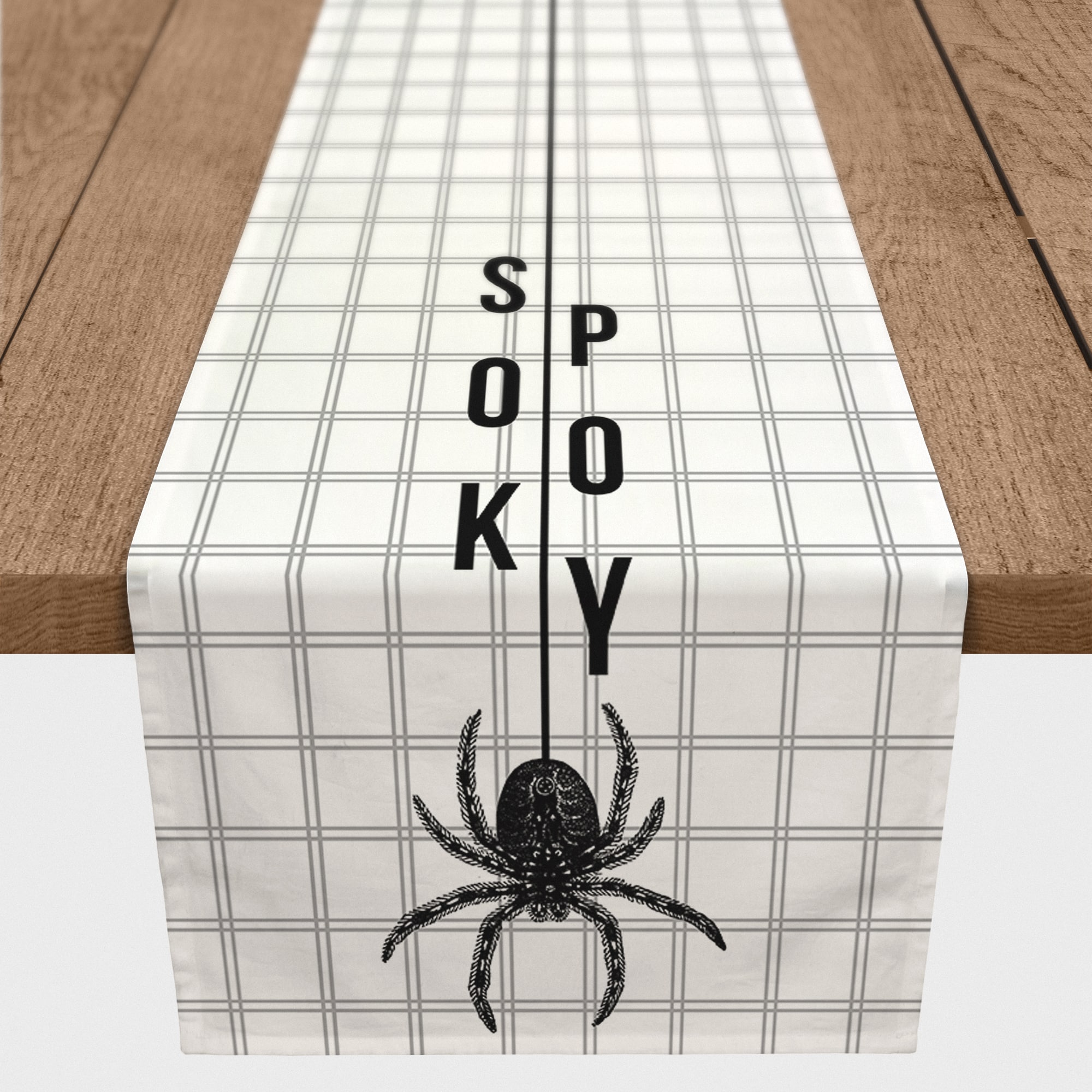 90" Spooky Spider Table Runner