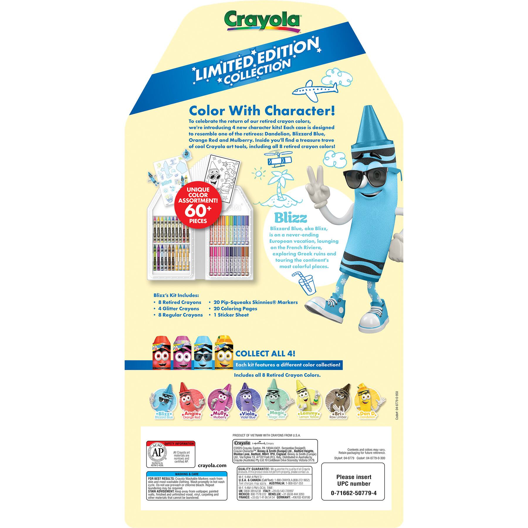 Crayola® Blue Limited Edition Art Case Set