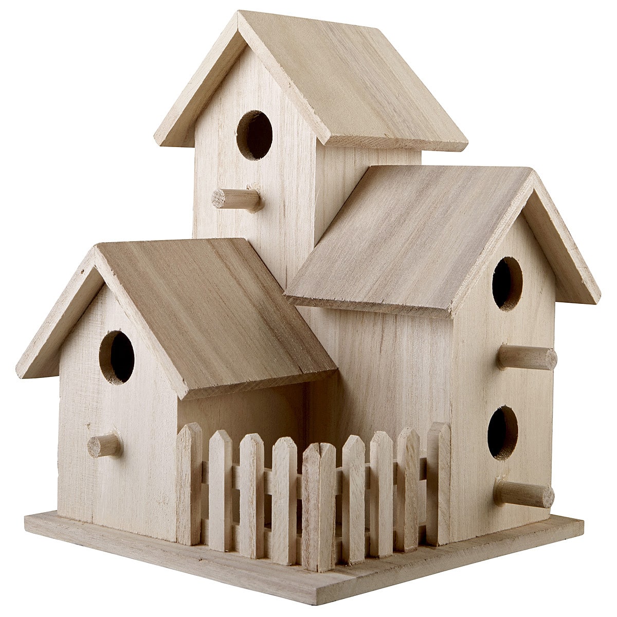 Triple Wood Birdhouse by Make Market®