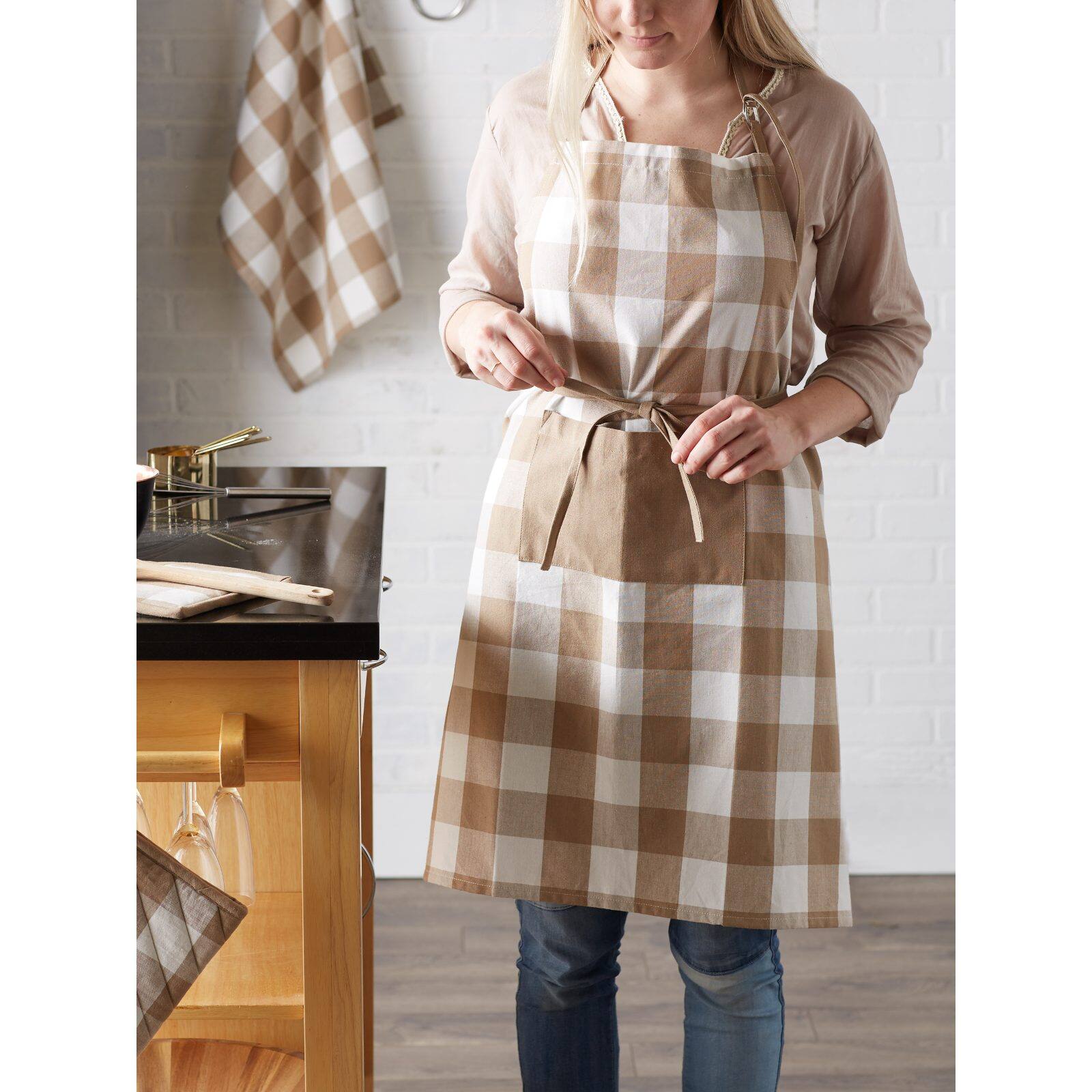 DII® Buffalo Check Chef Apron