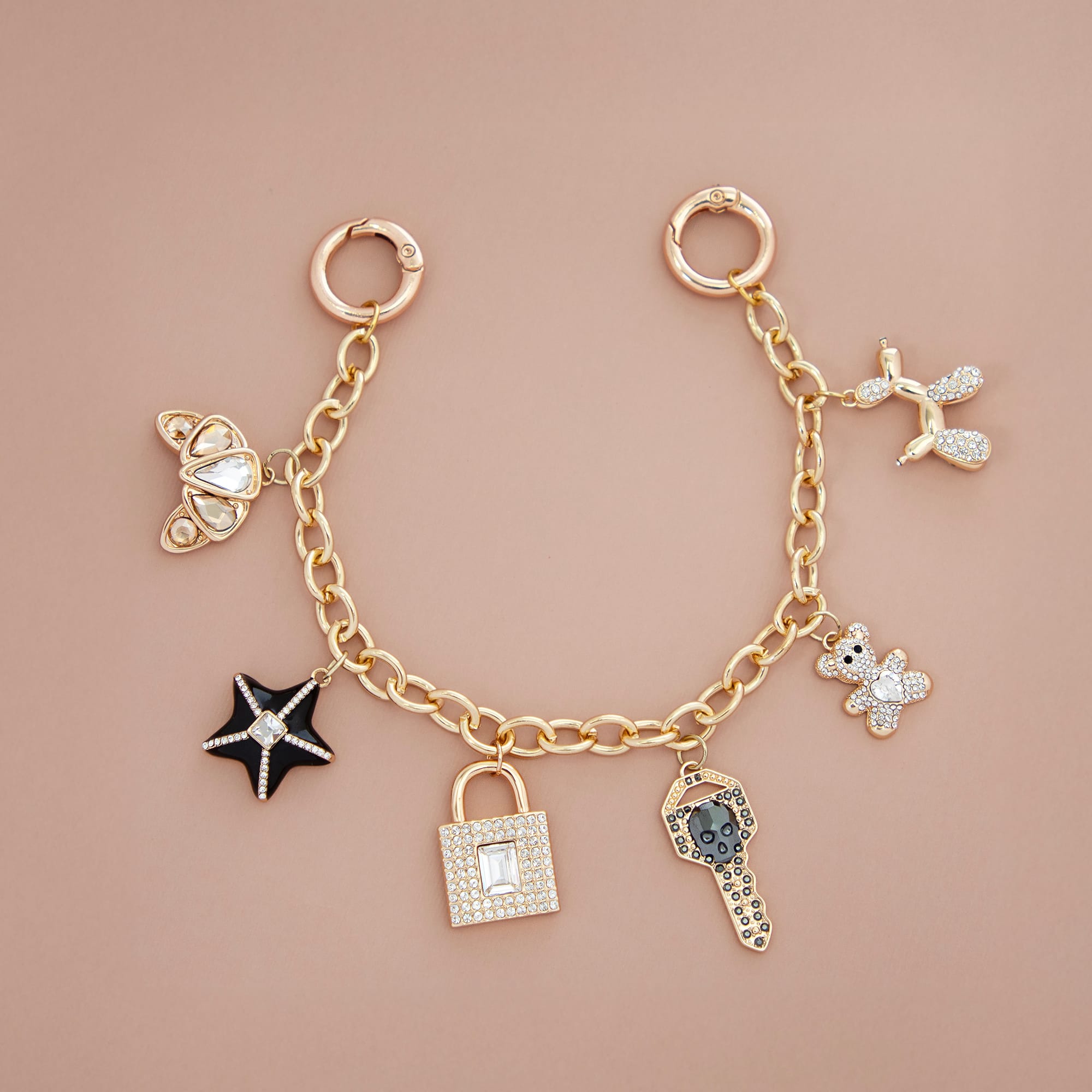Croissant Austrian Crystal Charm by Bead Landing™