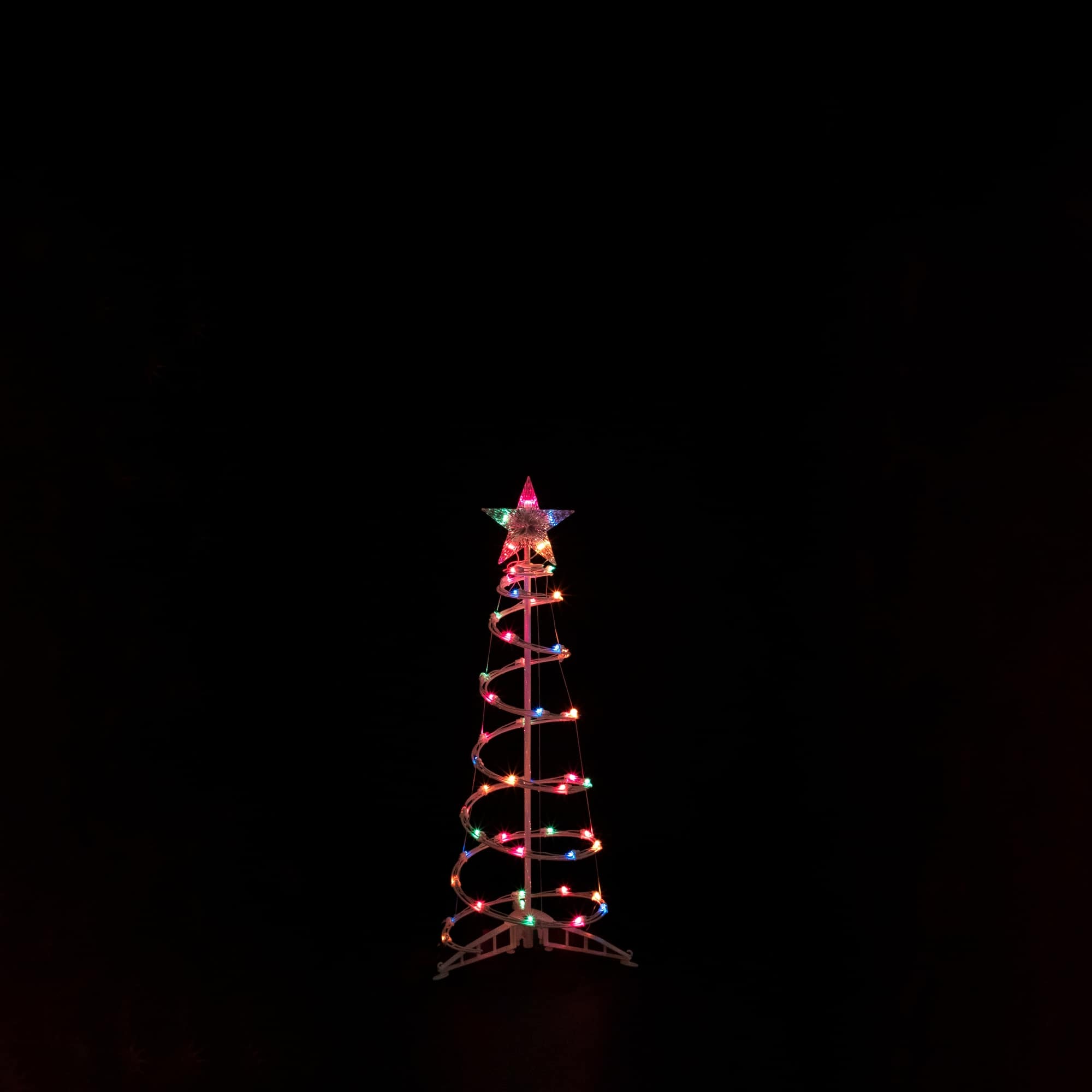 3ft., 4ft., & 6ft. Pre-Lit Spiral Artificial Christmas Tree Set