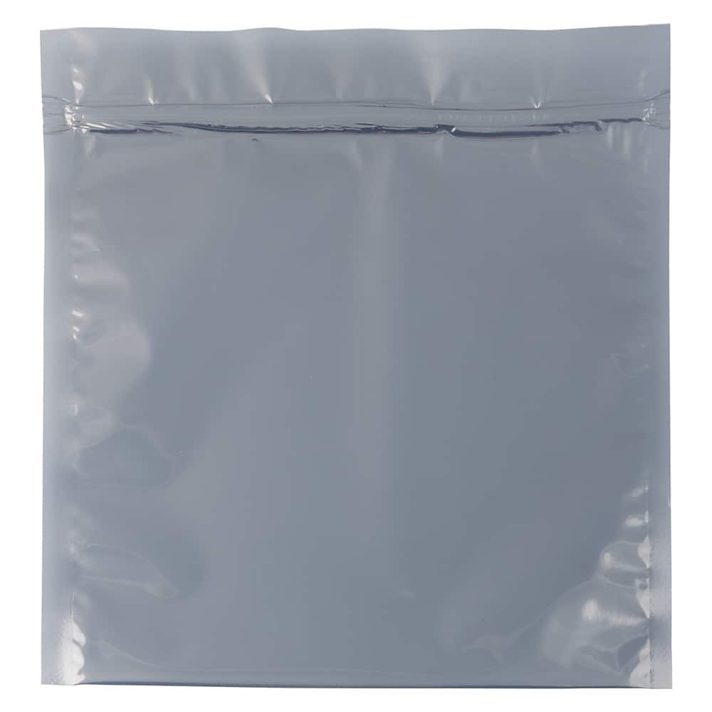 JAM Paper 8.5" x 8.5" Clear Square Foil Invitation Envelopes with Zip Closure, 25ct.