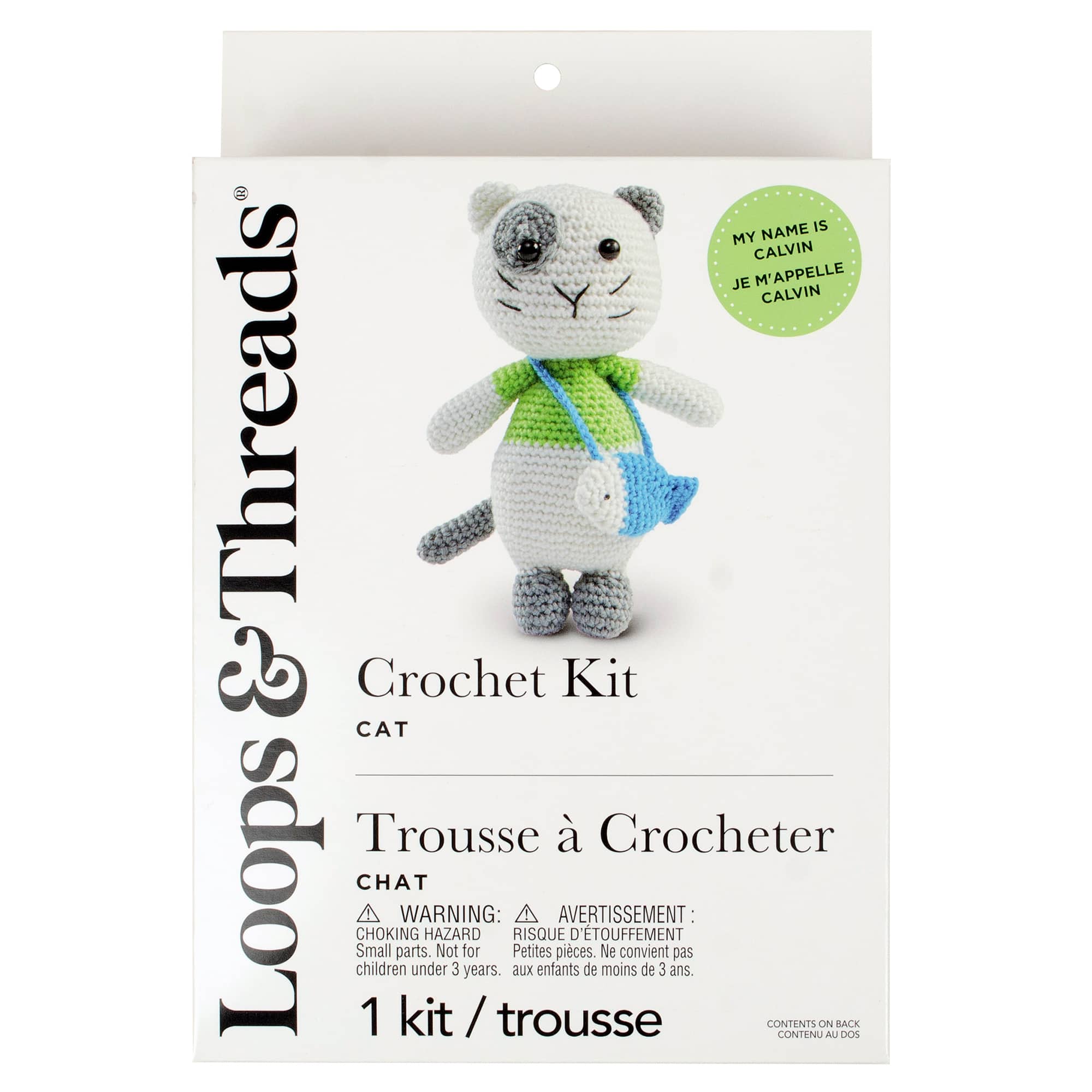 6 Pack: Intermediate Cat Amigurumi Crochet Kit by Loops & Threads®
