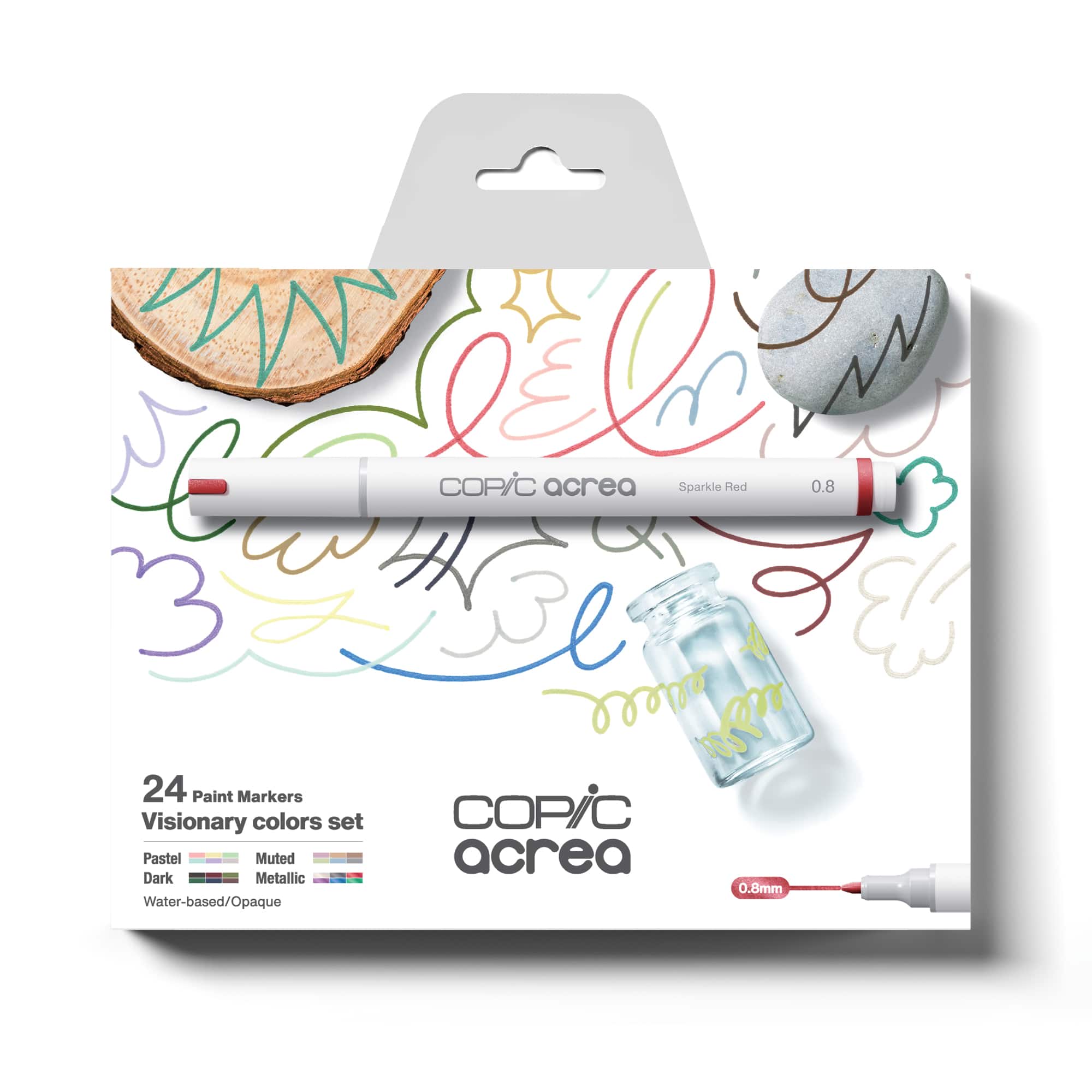 COPIC® acrea 24 Color Set B Marker Set