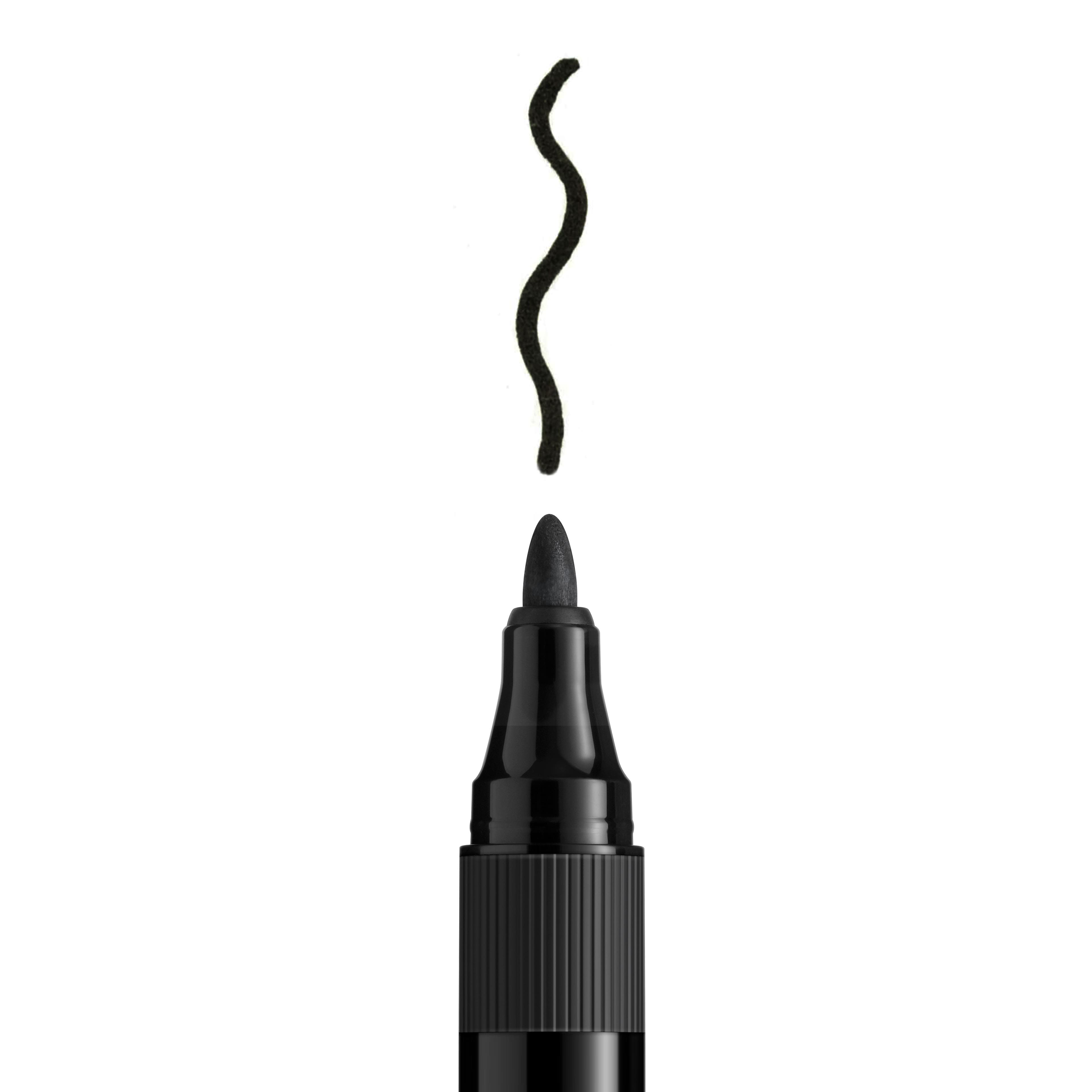 Jumbo Black Bullet Tip Permanent Fabric Ink Marker by Make Market®