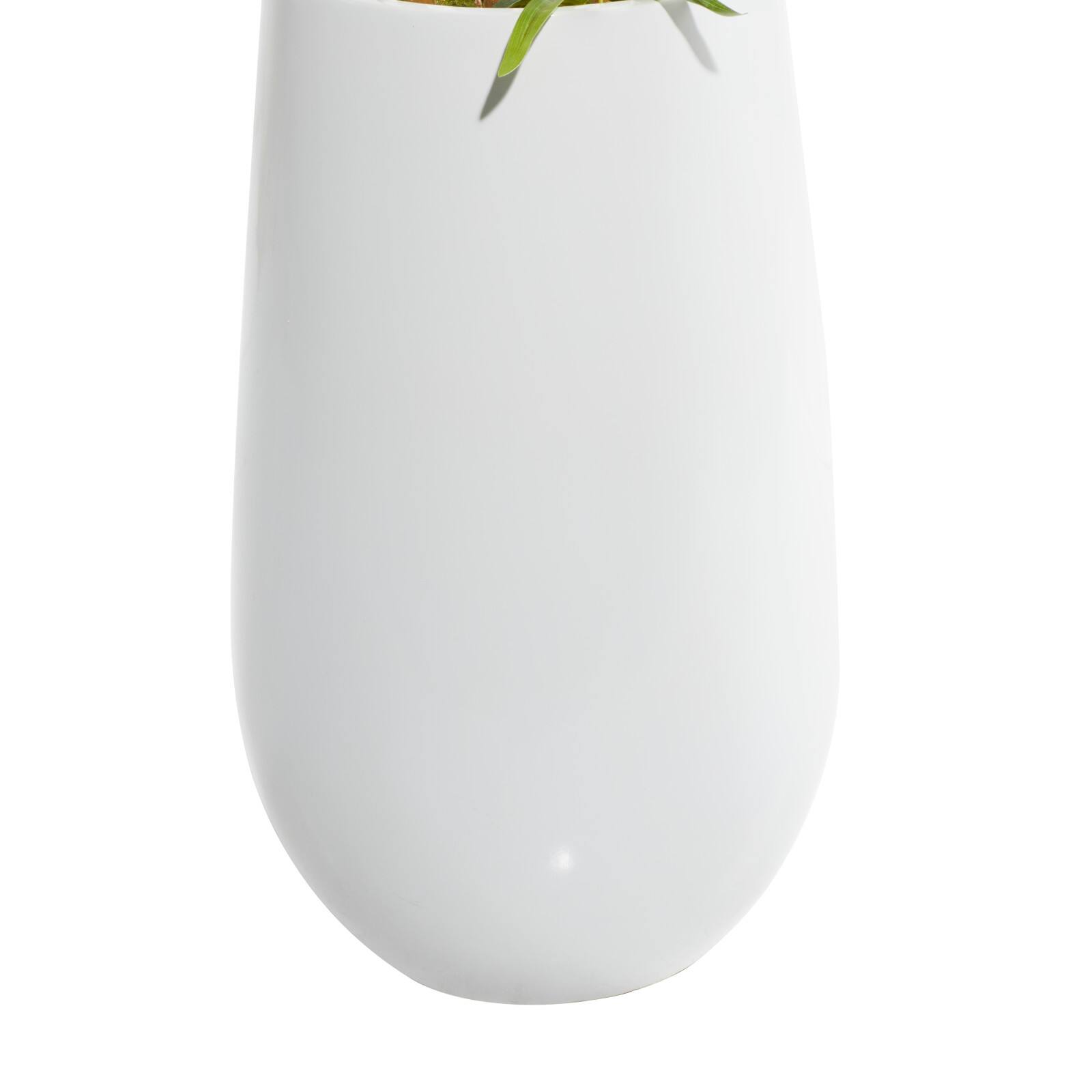 54" White Contemporary Floral & Botanical Artificial Foliage