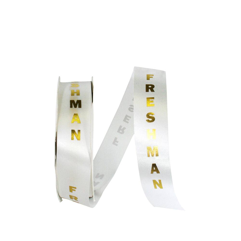 The Ribbon Roll 1.375" x 100yd. Satin Freshman Ribbon