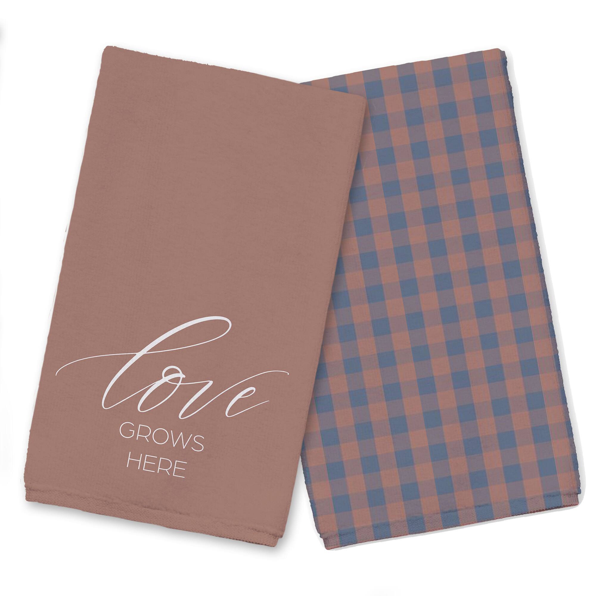 Love Grows Here Tea Towel Set