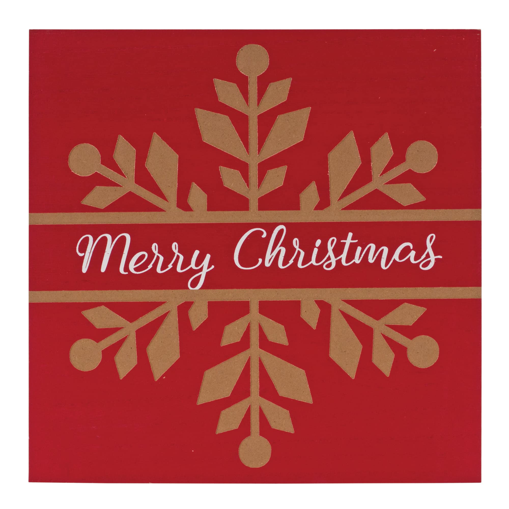 11.75" Snowflake Christmas Season Sign Décor Set