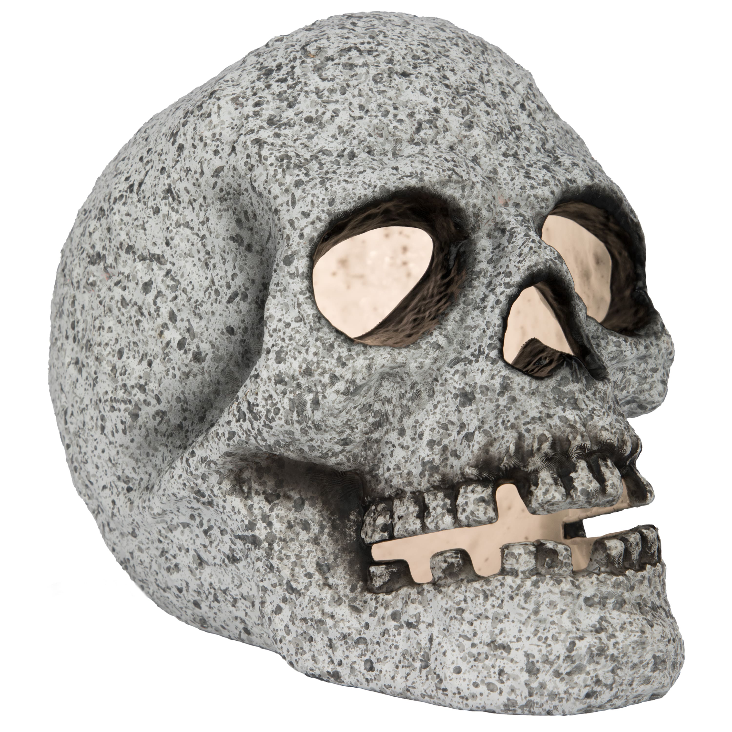 12.5" LED Lighted Stone Skull by Ashland®