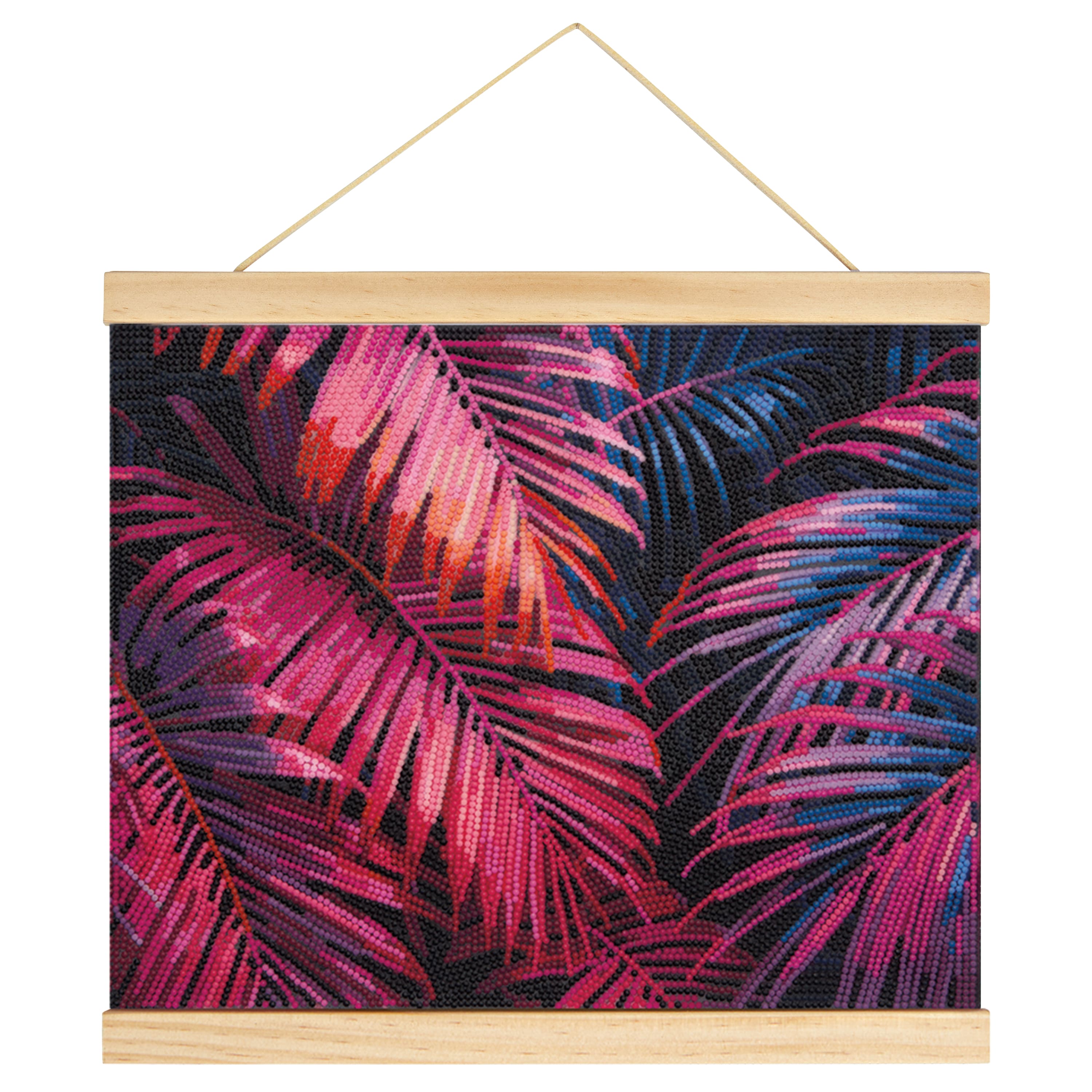 11" x 14" Pink Palms Diamond Art Kit by Make Market®