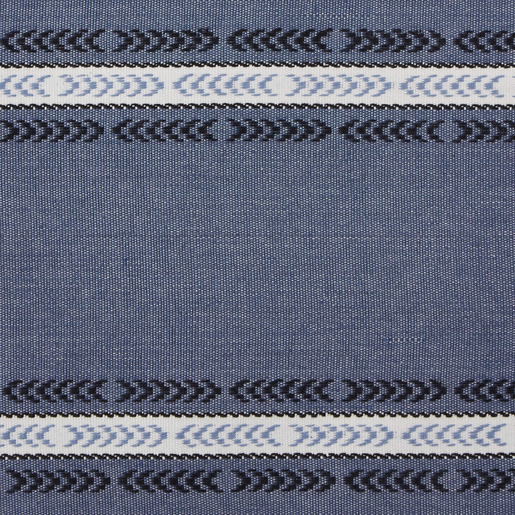 DII® 72" Dobby Striped Fringe Ribbed Table Runner