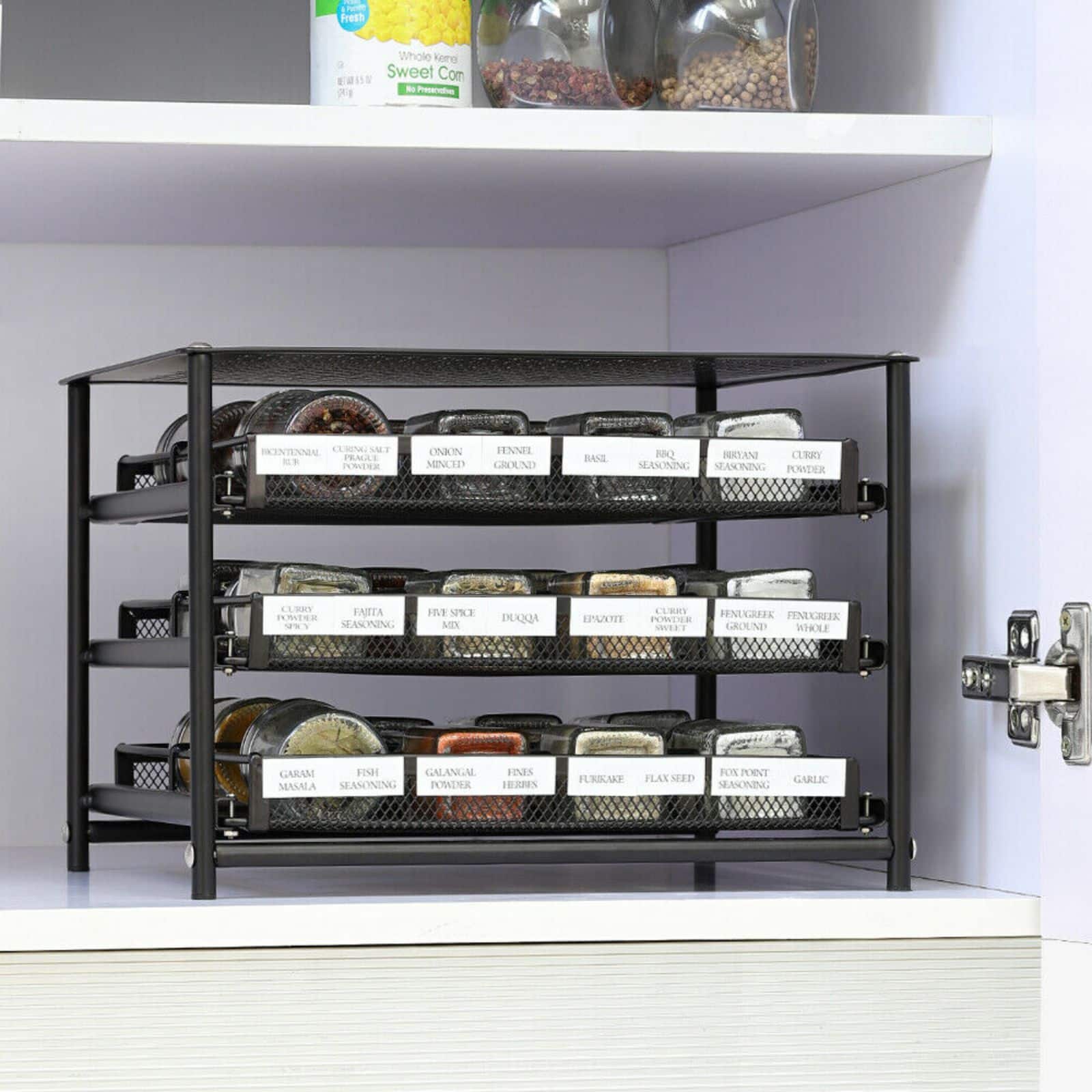 NEX™ 3-Tier 24-Bottle Spice Rack Organizer