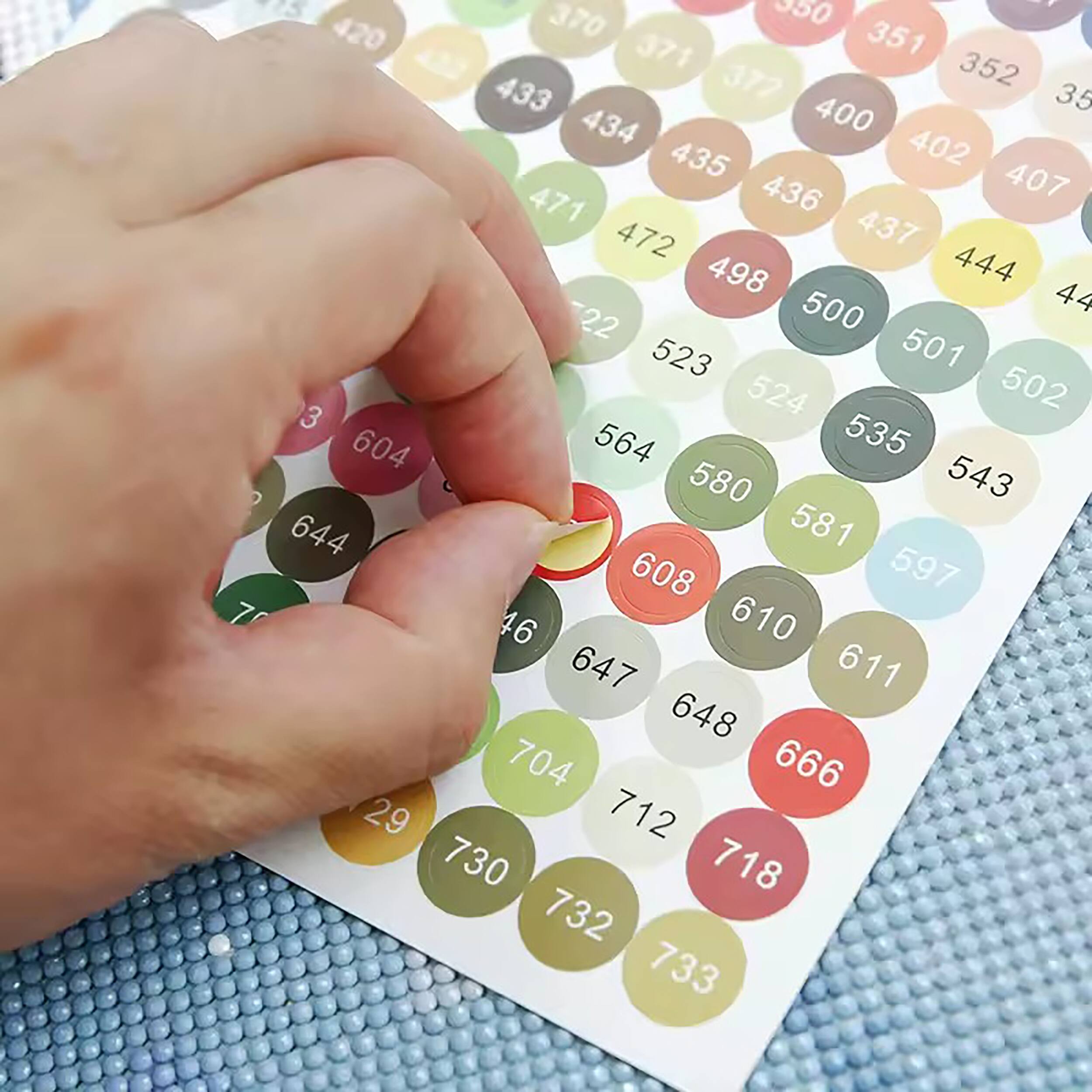 Sparkly Selections Diamond Painting DMC, Blank Stickers & Heart Wax Set