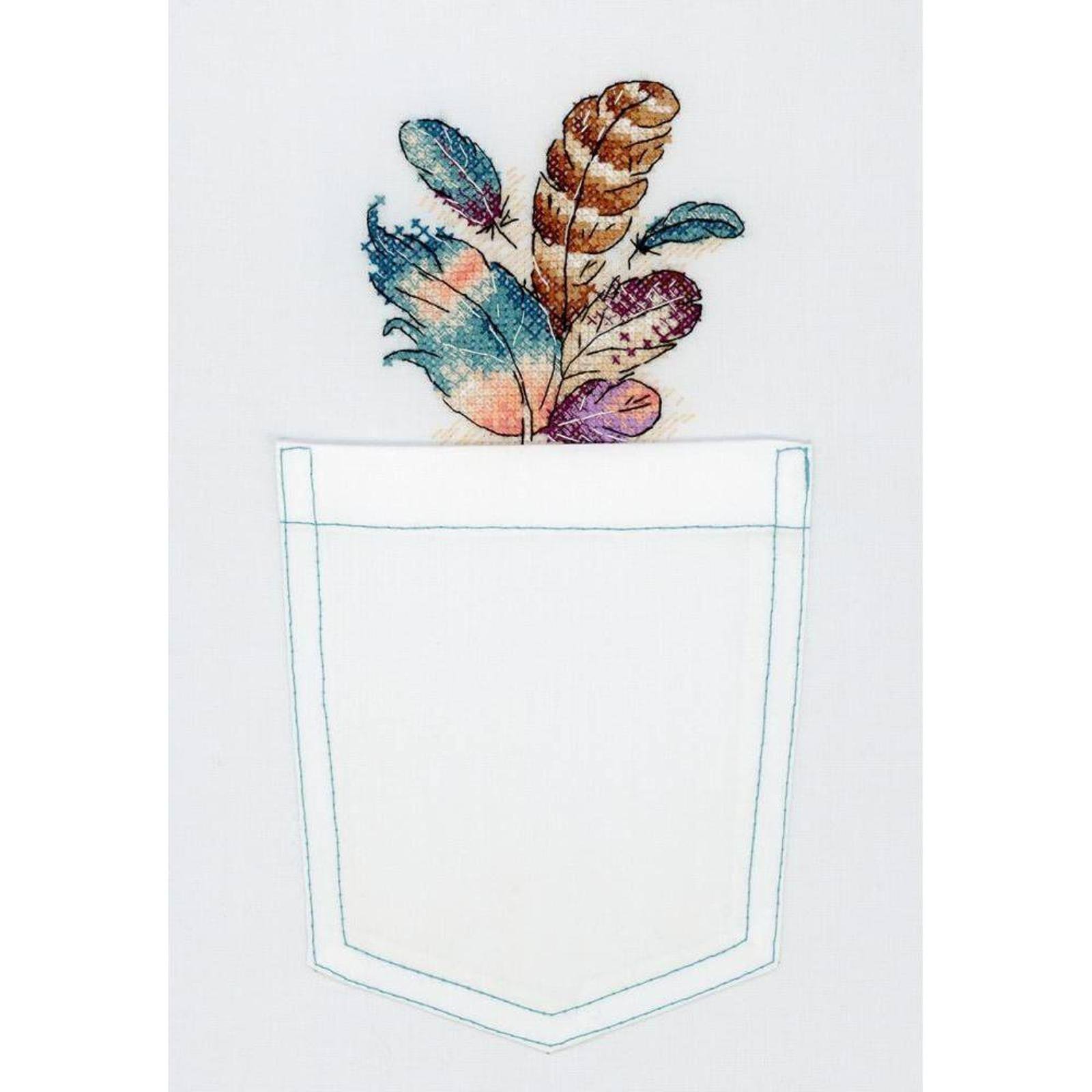 MP Studia Feathers Cross Stitch Kit