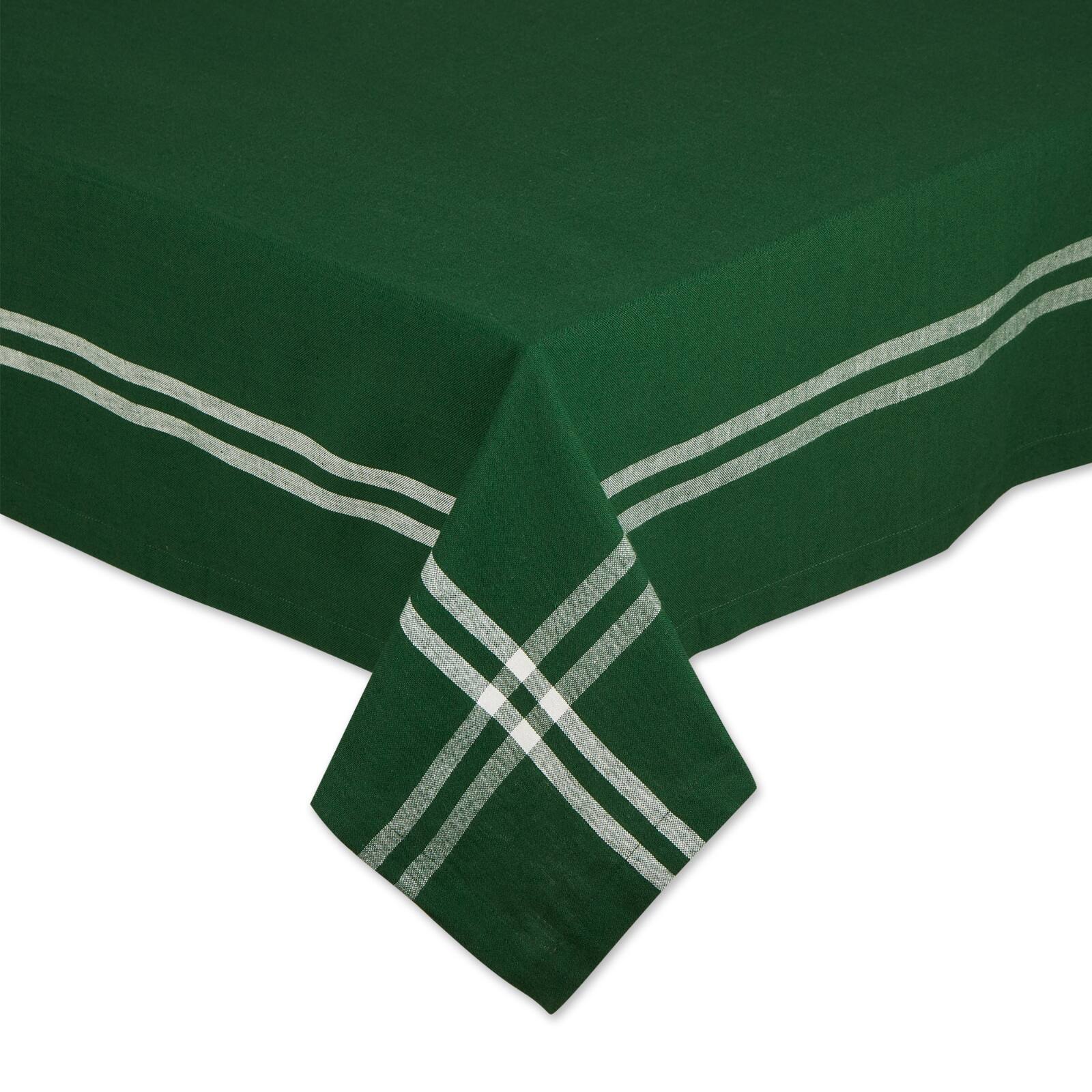 Balsam Border Stripe Tablecloth 60" x 84"