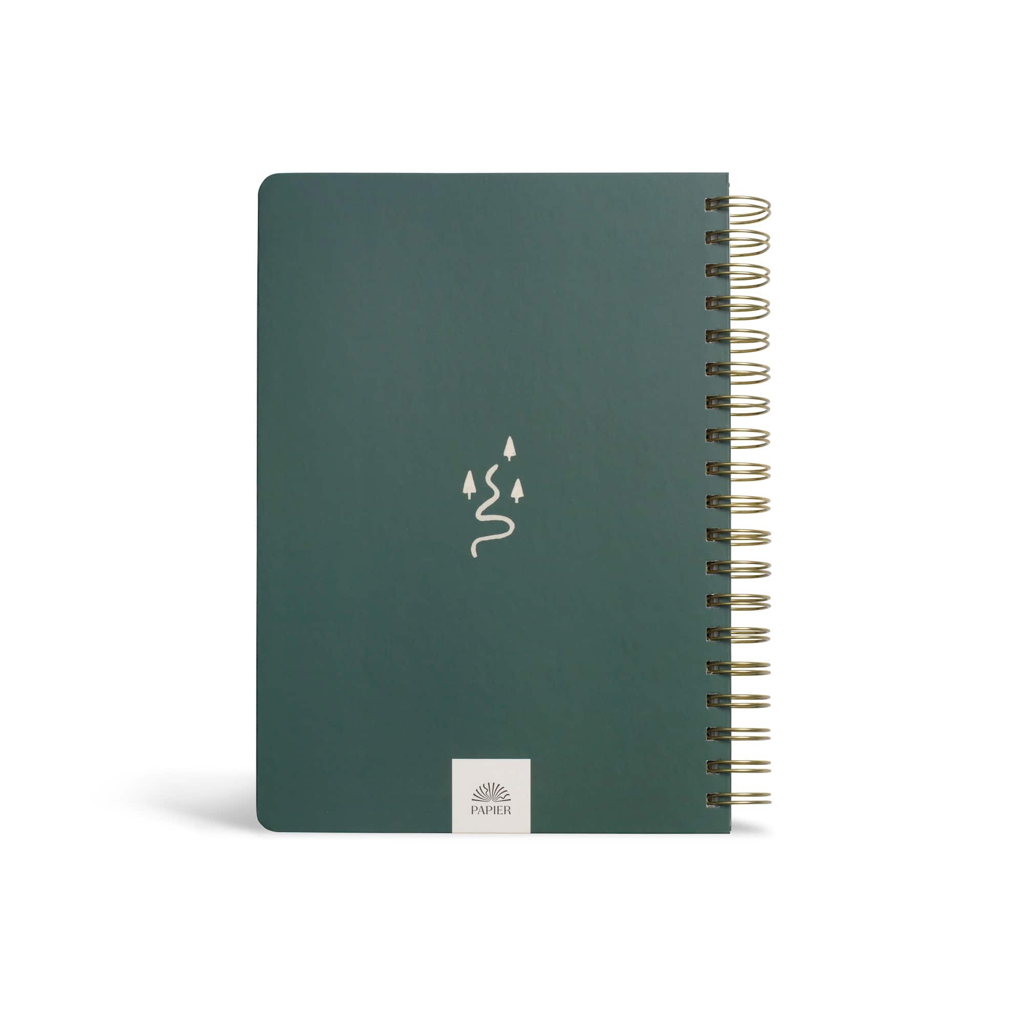 Papier 7.75" x 10" Off Piste Hardcover Spiral Guided Travel Journal