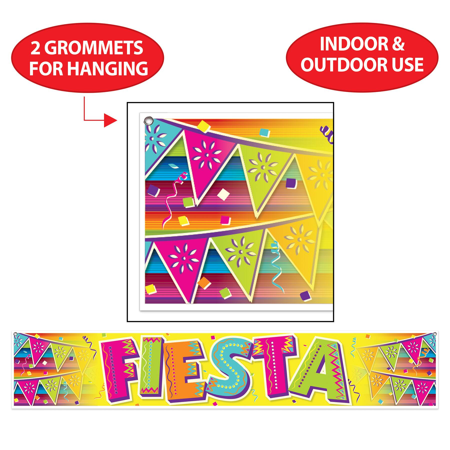 Beistle 5ft. Fiesta Banner