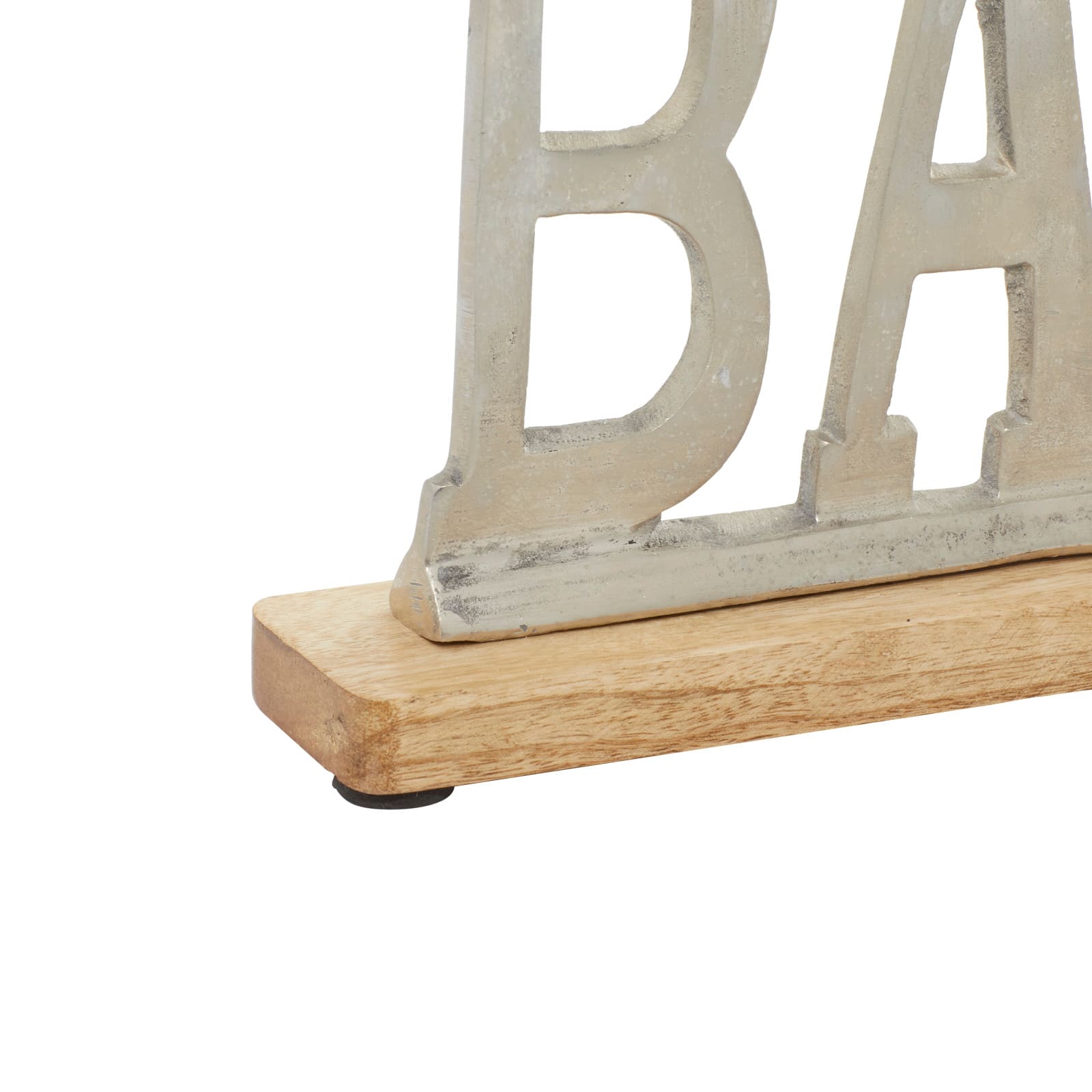 10" Silver Aluminum Glam Bar Tabletop Sign