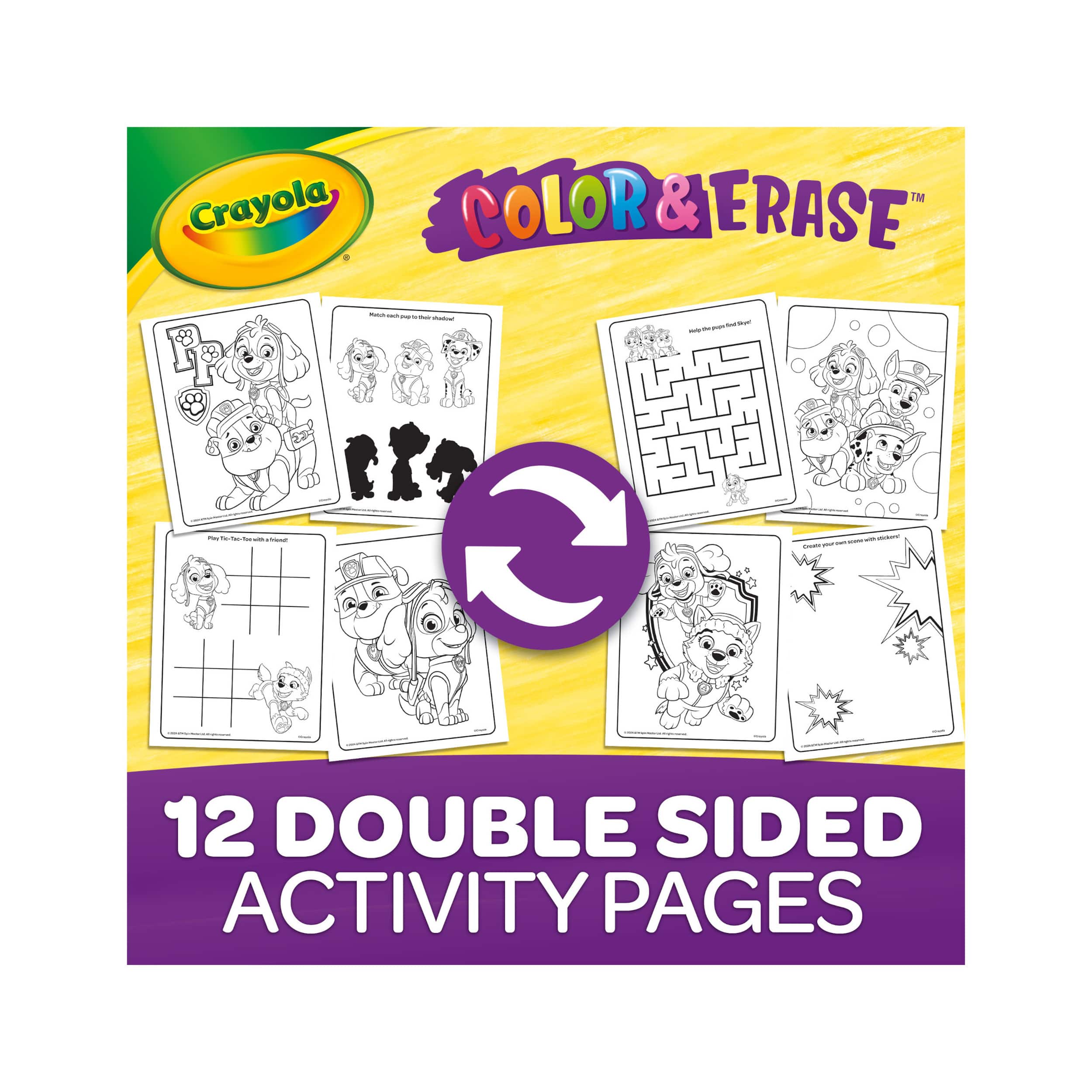 Crayola® Colour & Erase™ PAW Patrol™ Sticker Activity Pad