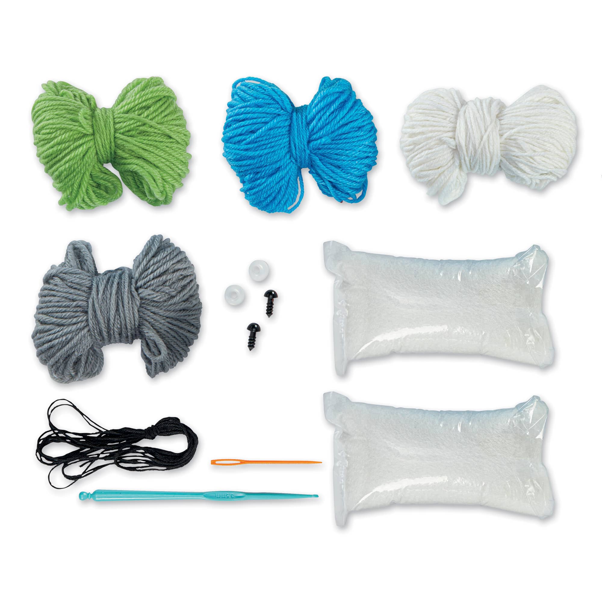 6 Pack: Intermediate Cat Amigurumi Crochet Kit by Loops & Threads®