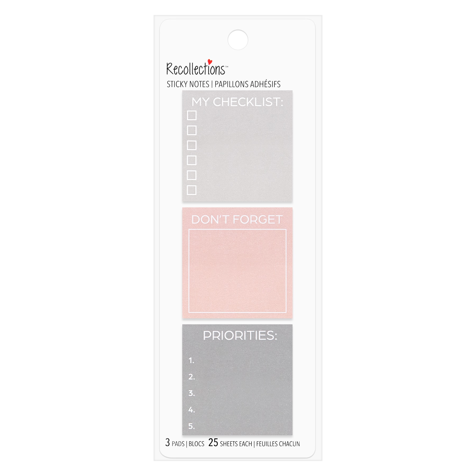 Neutral Lists Planner Sticky Notes by Recollections™