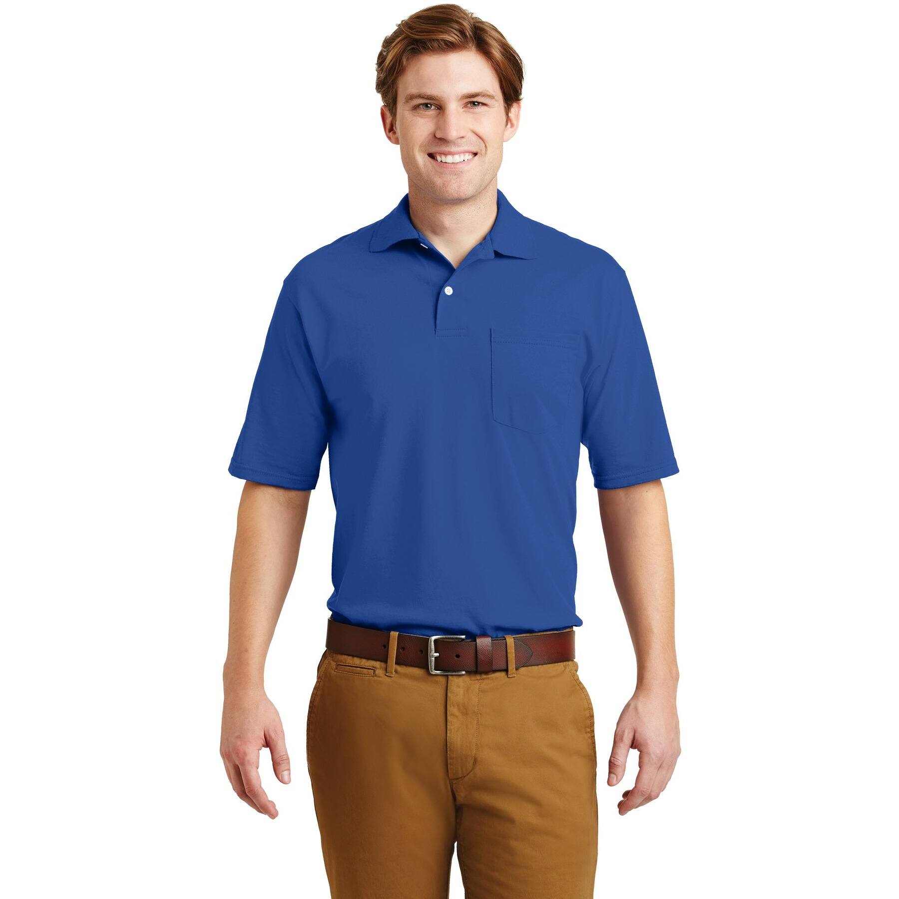 JERZEES® SpotShield™ Jersey Knit Sport Shirt with Pocket