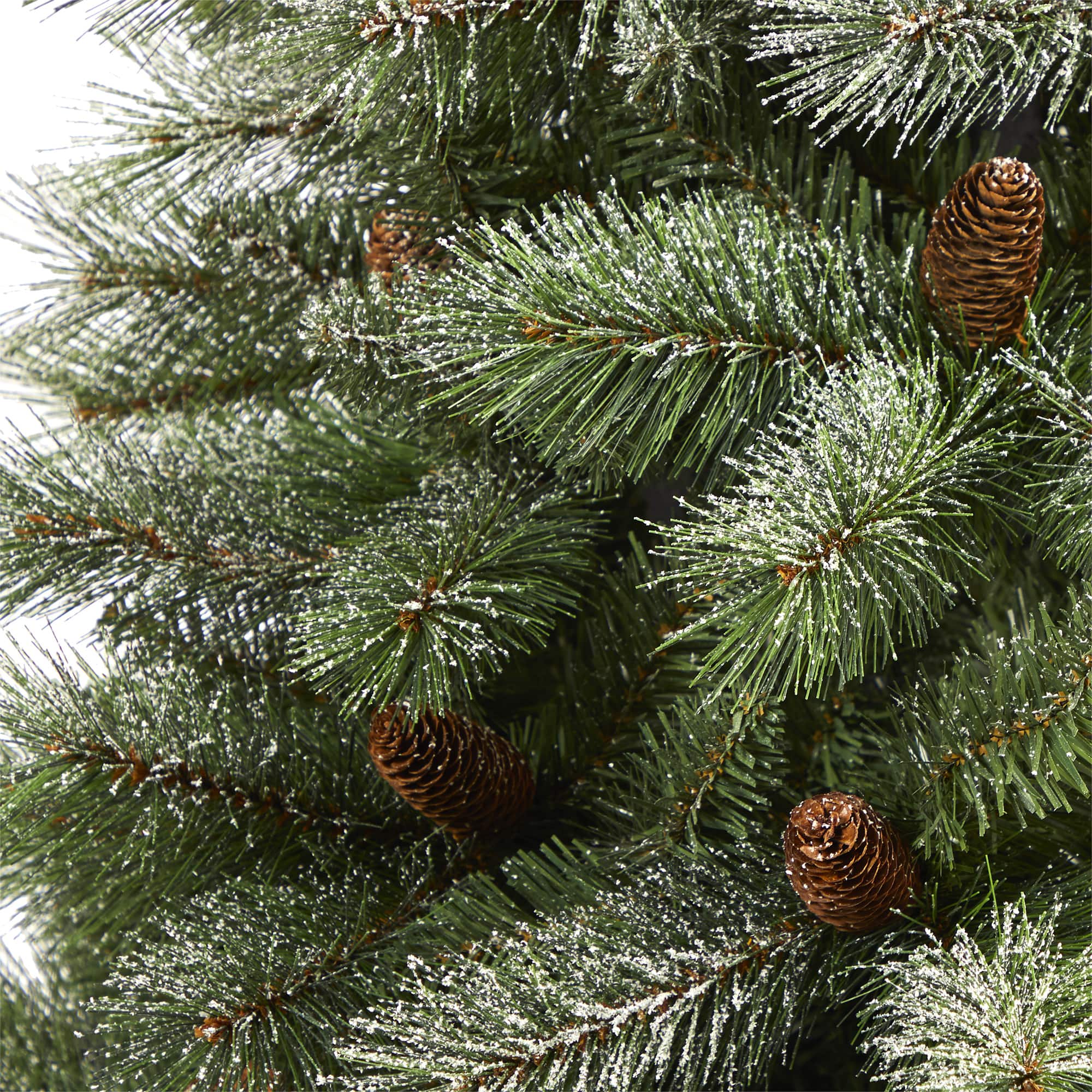 6ft. Unlit Snowed French Alps Mountain Pine Artificial Christmas Tree
