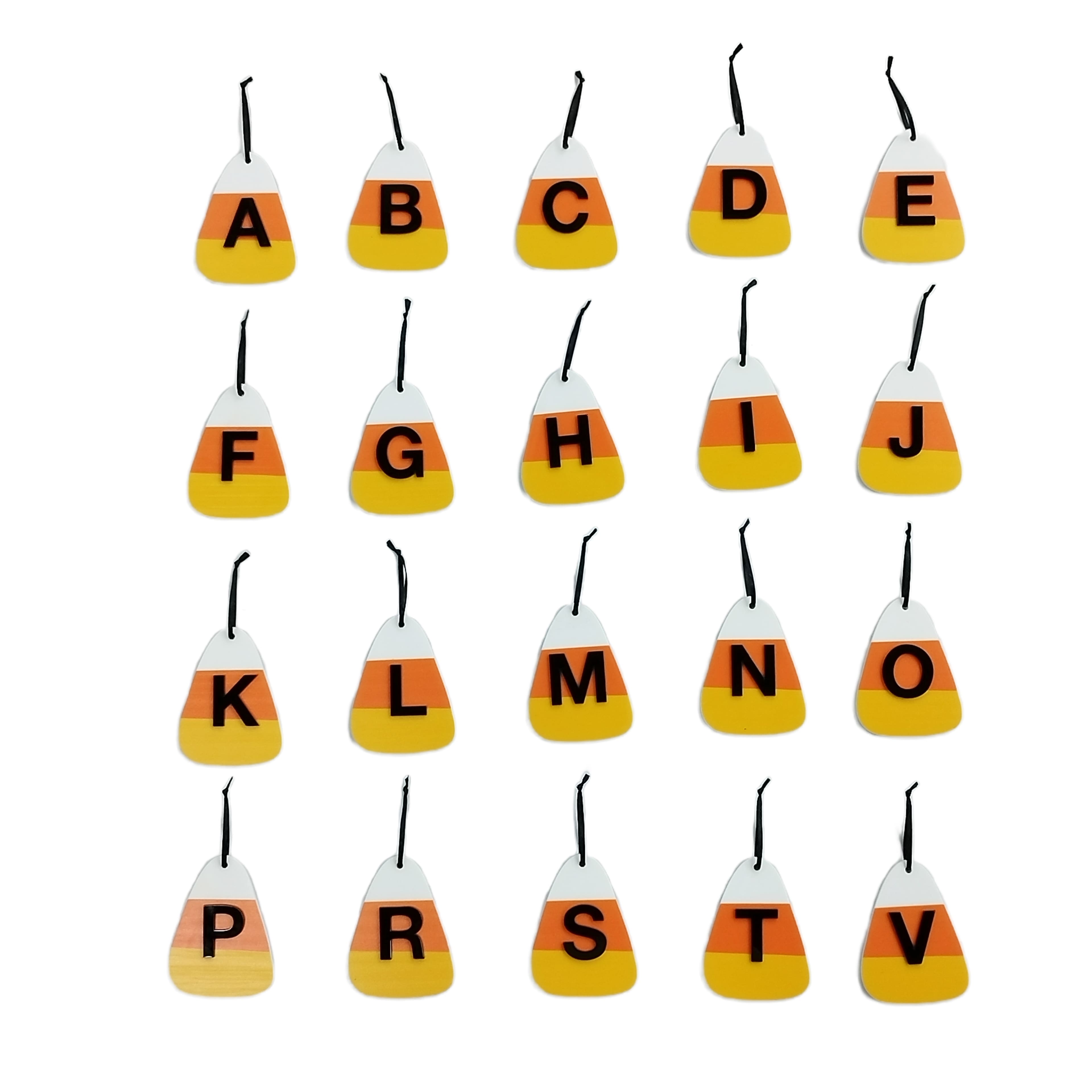 Assorted 4" Monogram Candy Corn Ornament by Ashland®, 1pc.