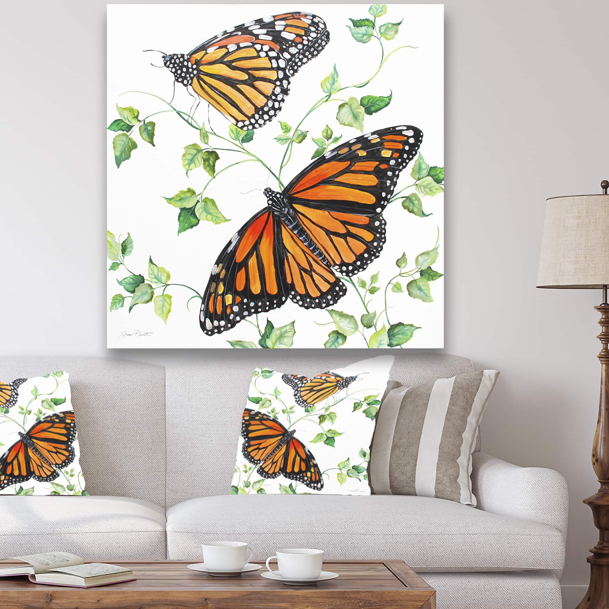 Designart - Summertime Butterflies B