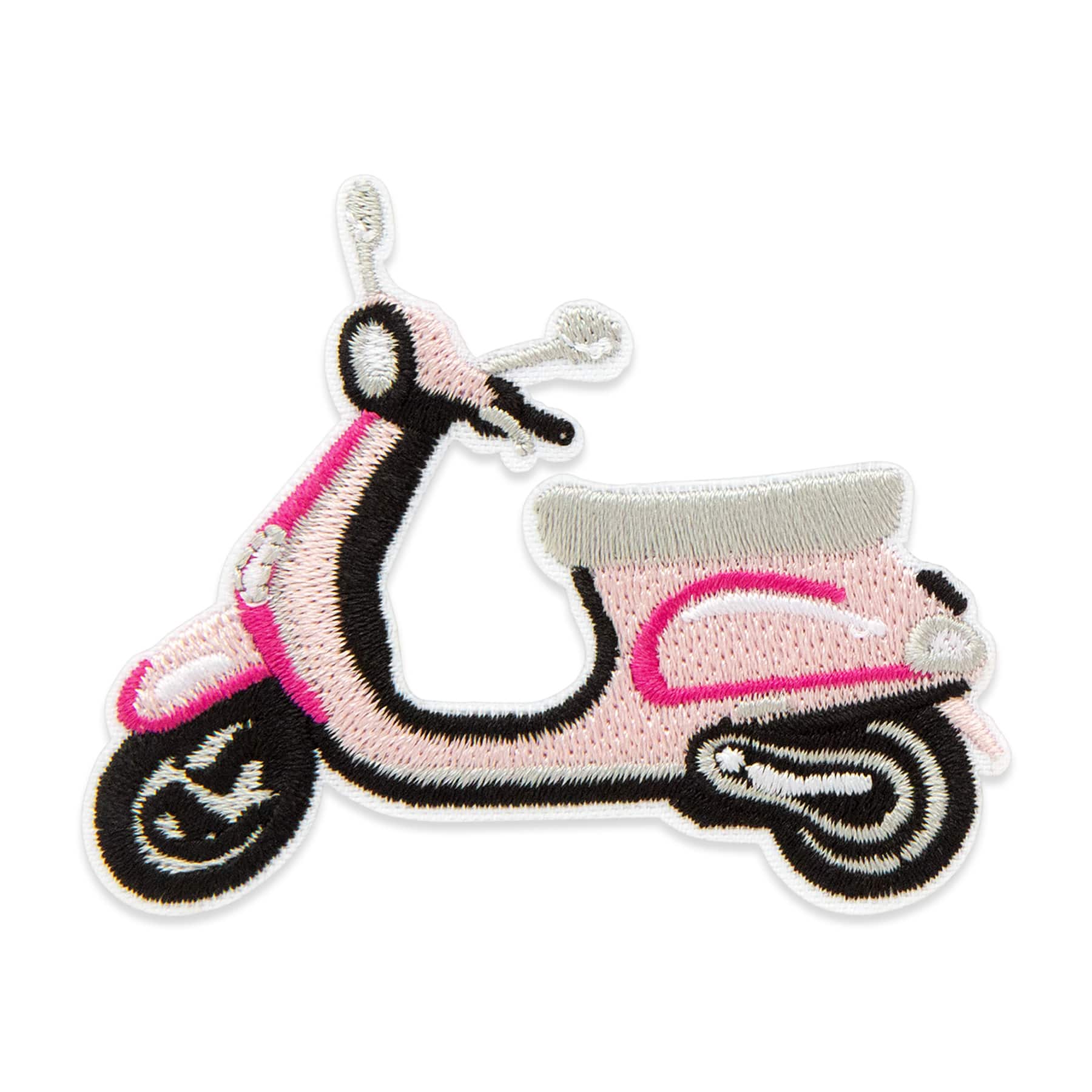 Iron-On & Adhesive Pink Vespa Patch by Make Market®