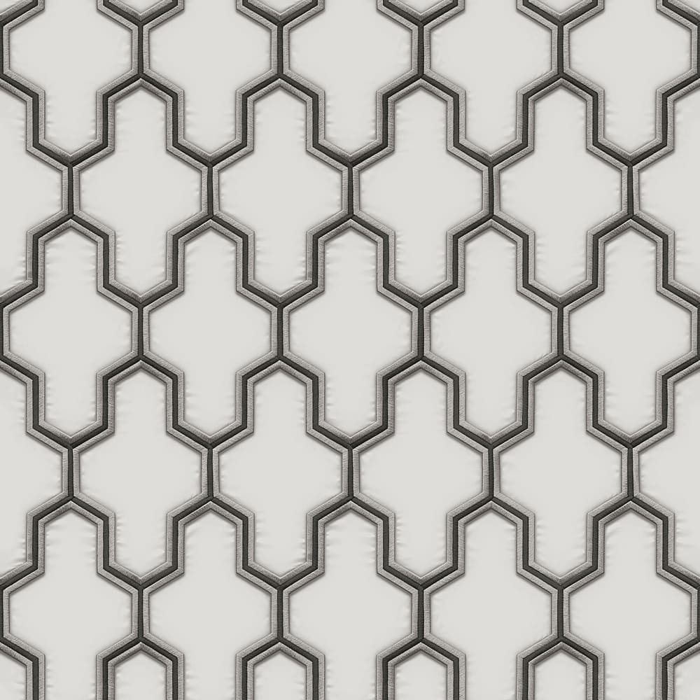 Designs Direct Geometric Silk Wallpaper