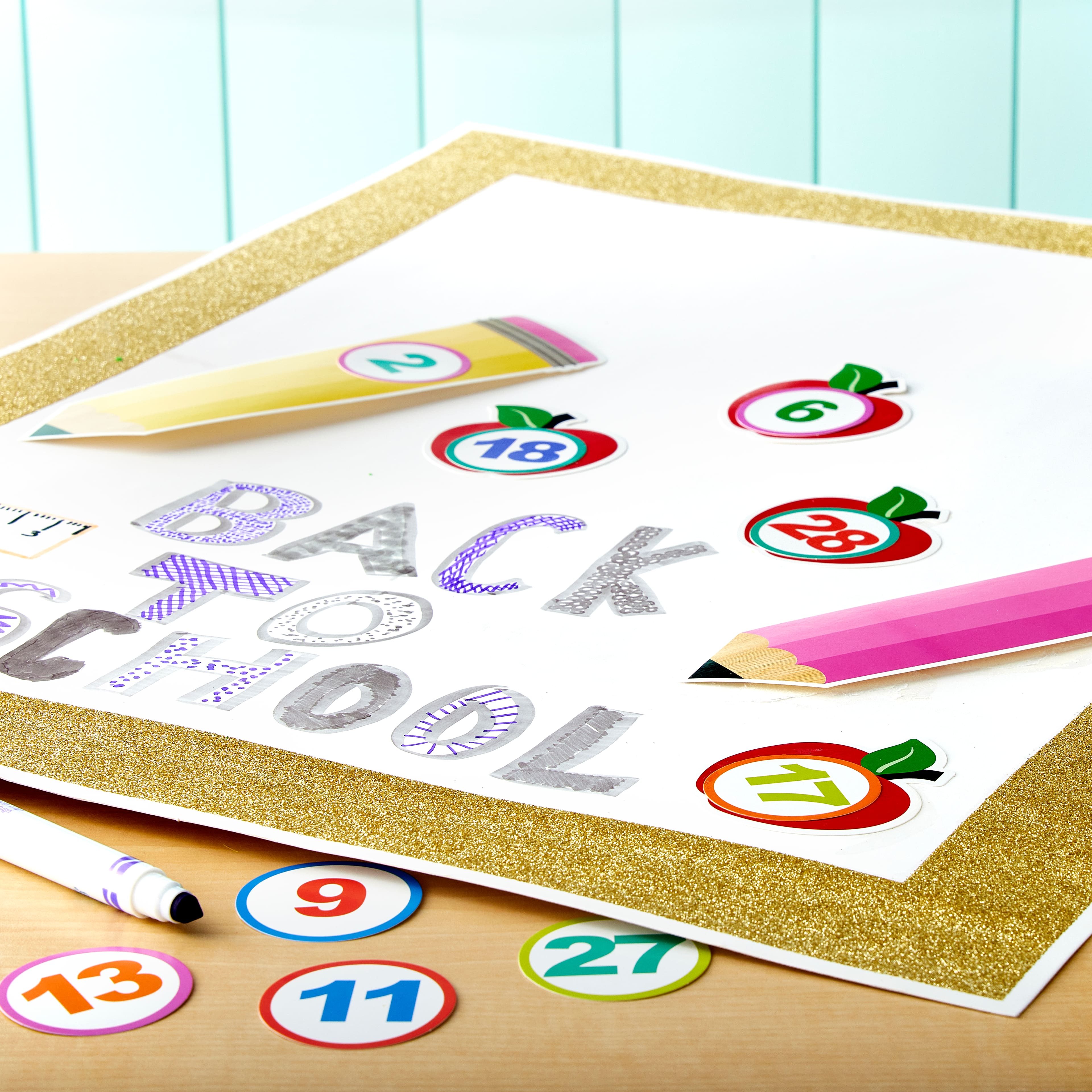 25 Pack: Royal Brites® Gold Glitter Glam Poster Board