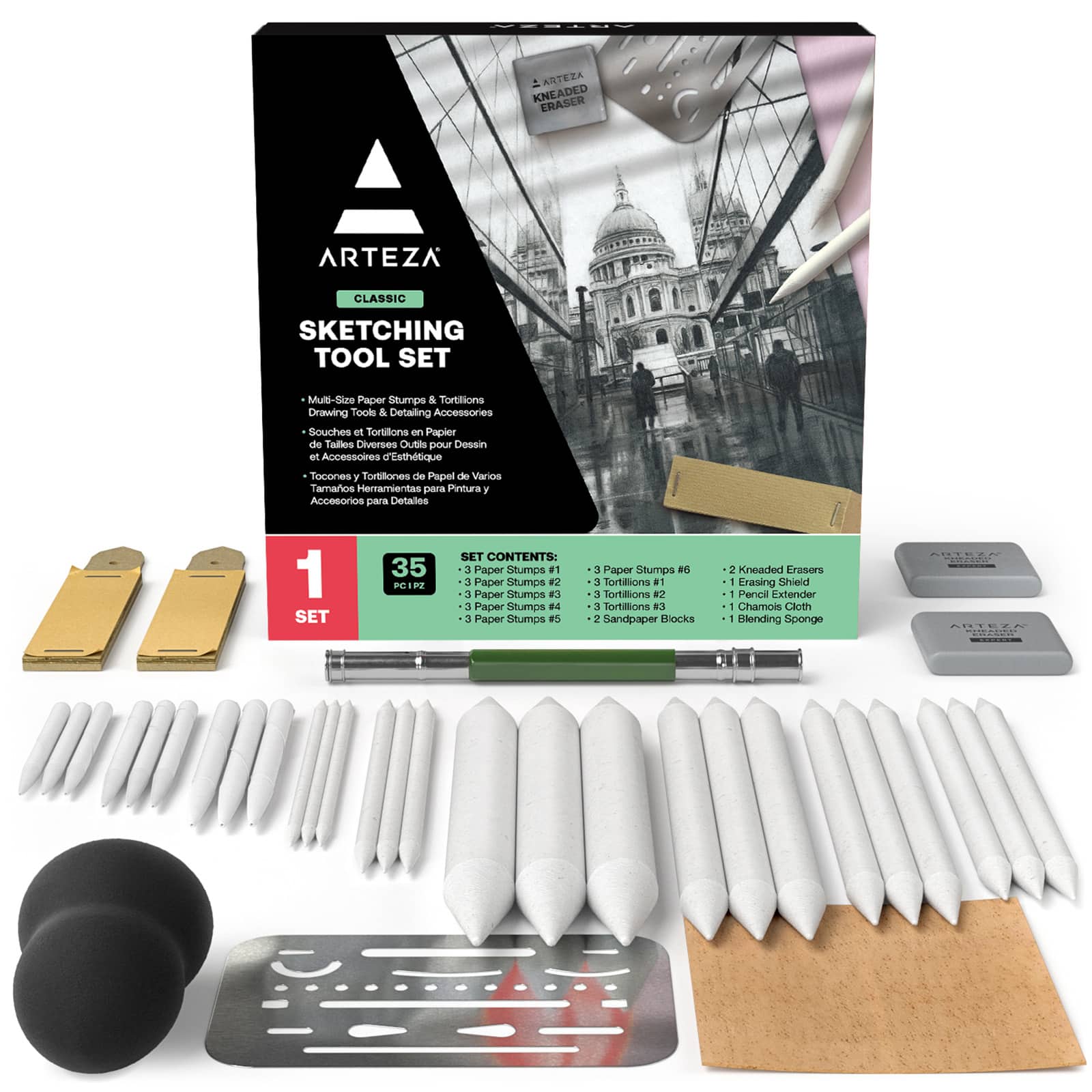 Arteza® 35-Piece Sketching Tool Set