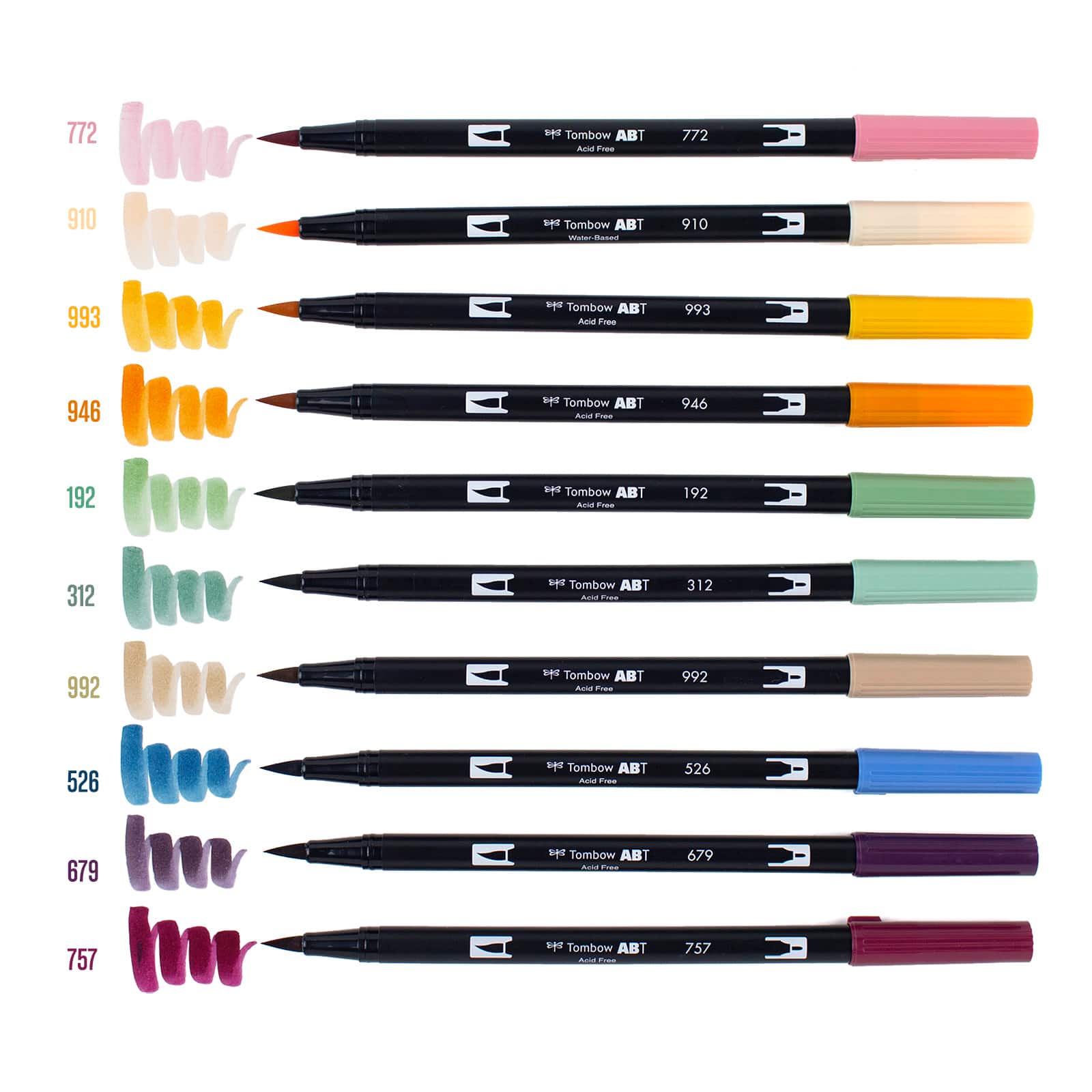 6 Packs: 10 ct. (60 total) Tombow Cottage Dual Brush Pens