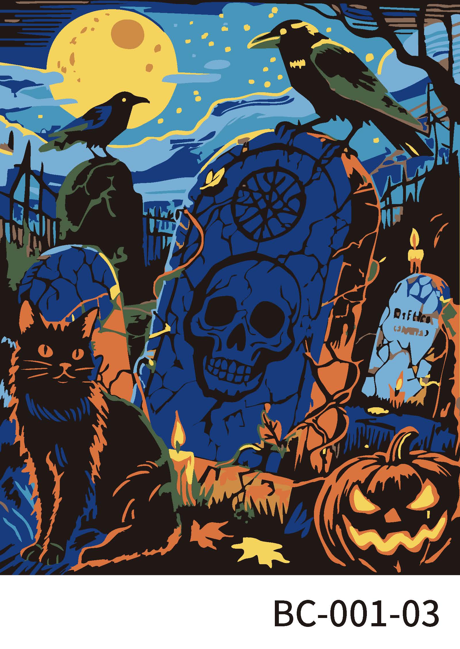 Black Cats Paint Marker-by-Number Kit by Artist's Loft®