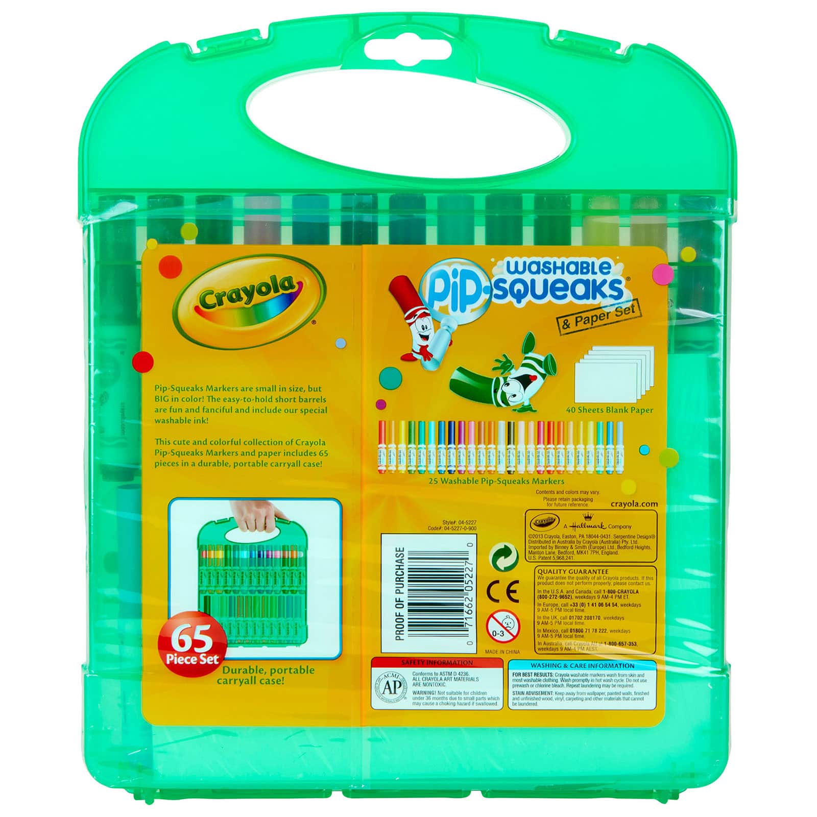 Crayola® Pip-Squeaks™ Washable Markers & Paper Kit