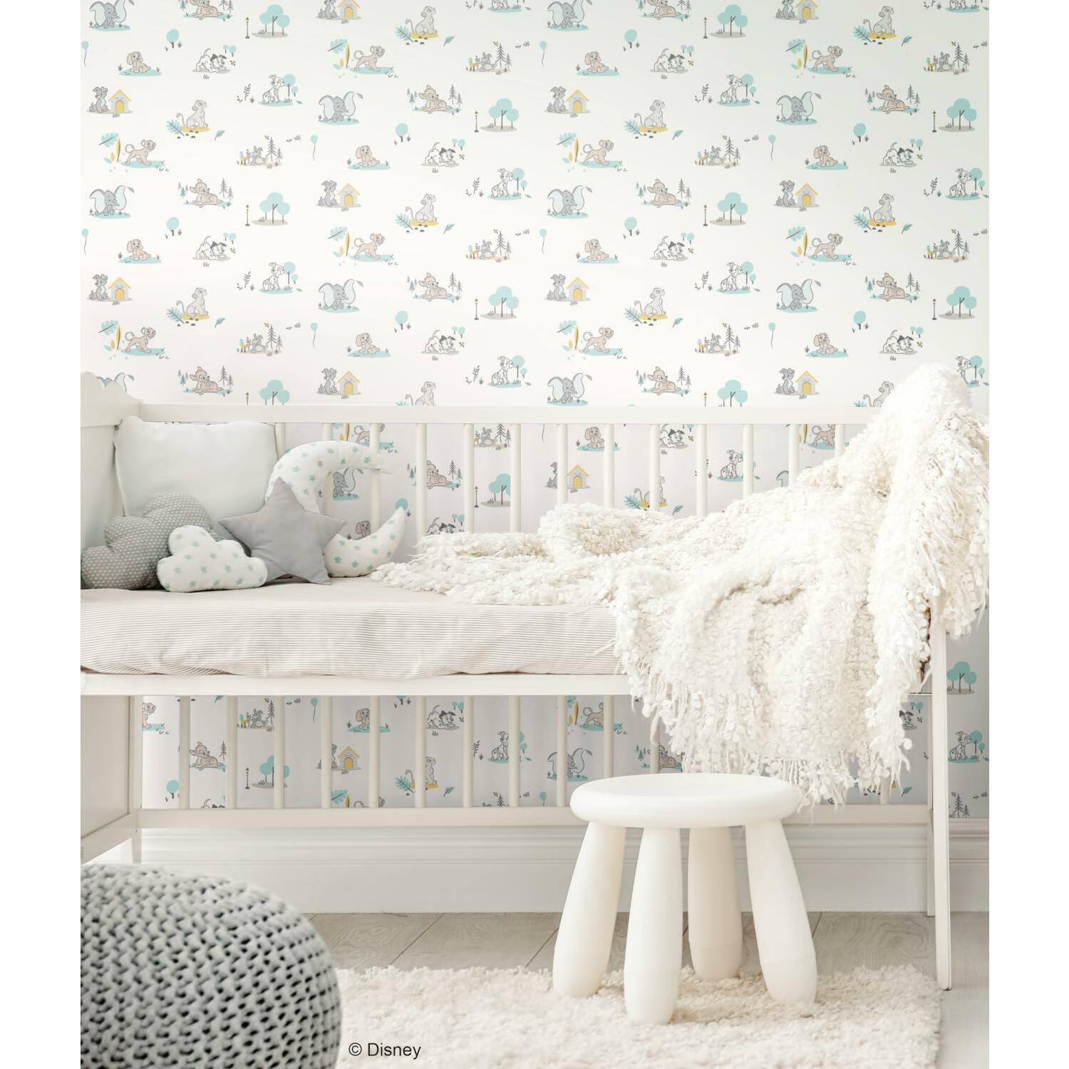 RoomMates Disney Baby Animals Peel & Stick Wallpaper