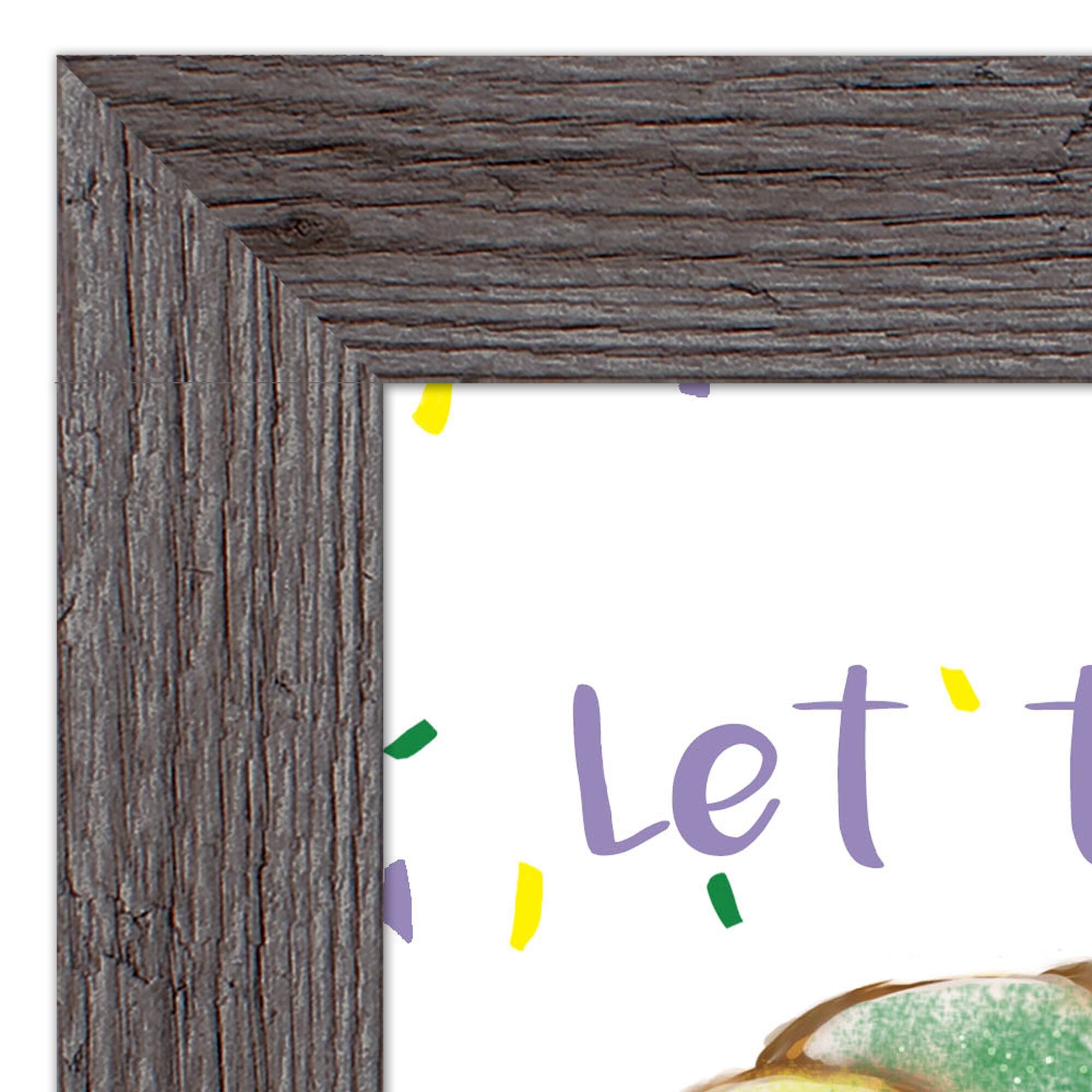 Let Them Eat Cake Western Gray Framed Print