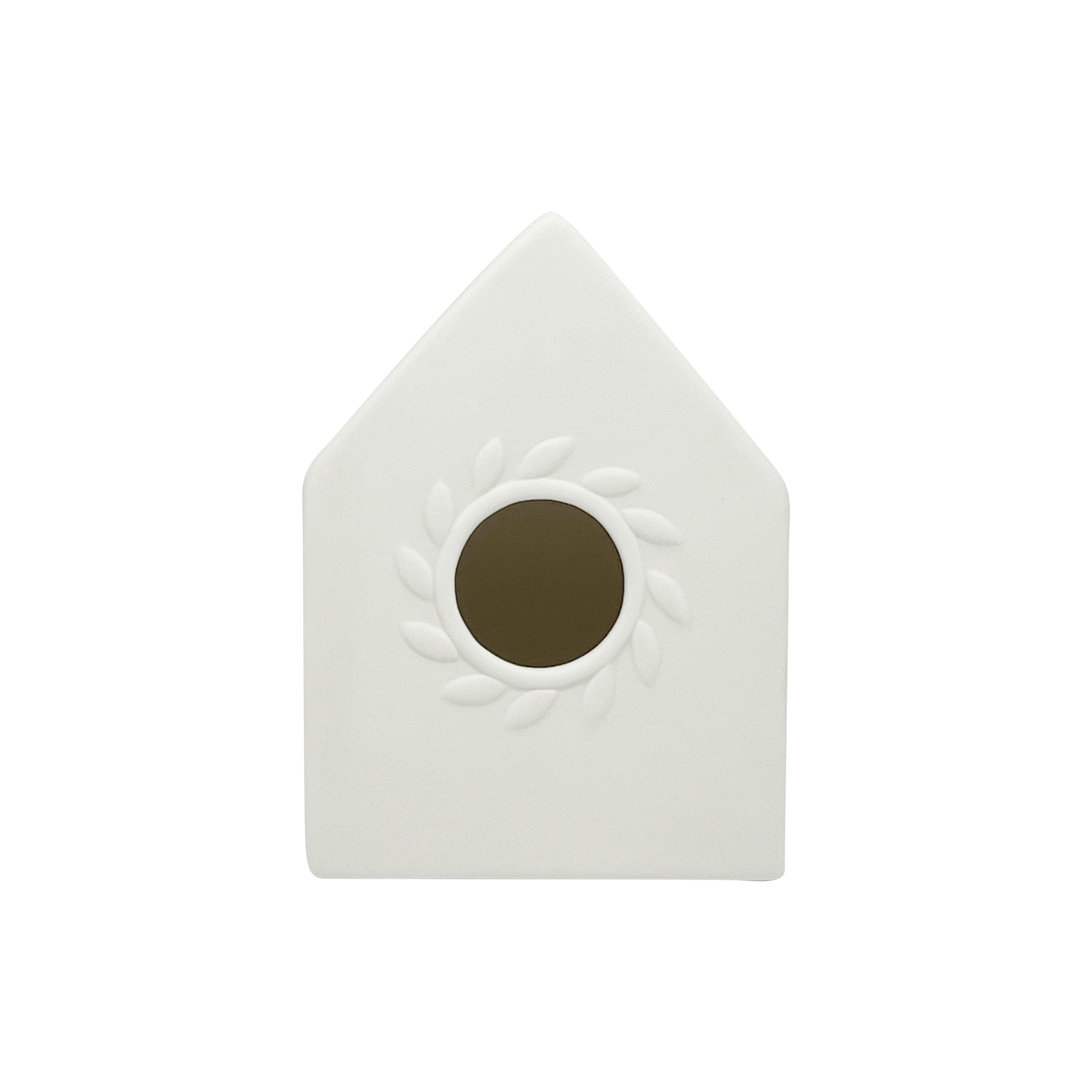 6" Ceramic Trapezoid Birdhouse by Make Market®