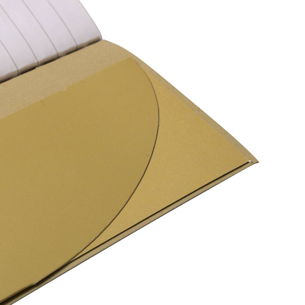 JAM Paper Glitter Kraft Pocket Journal