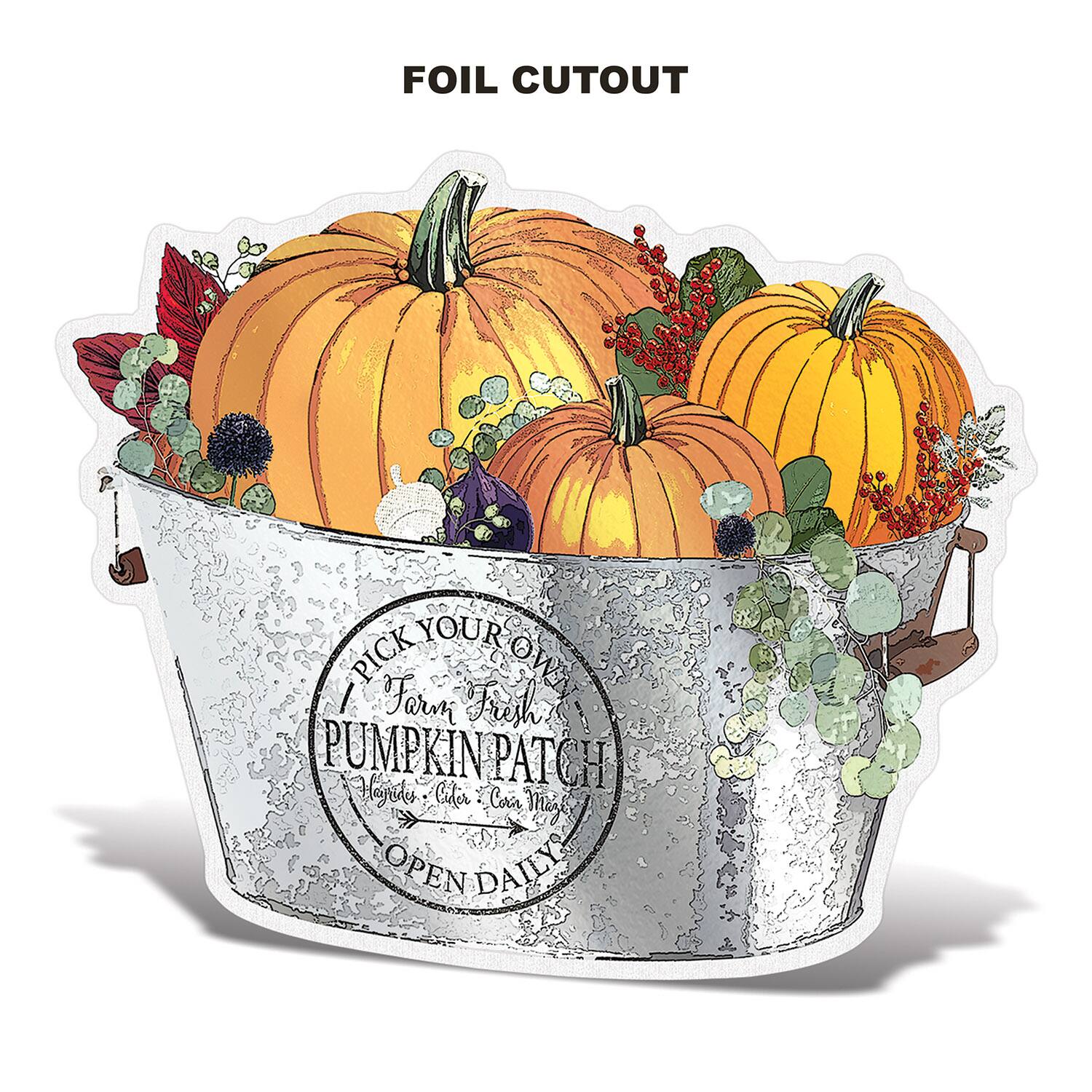Beistle Foil Fall Thanksgiving Cutouts with Easels, 8ct.