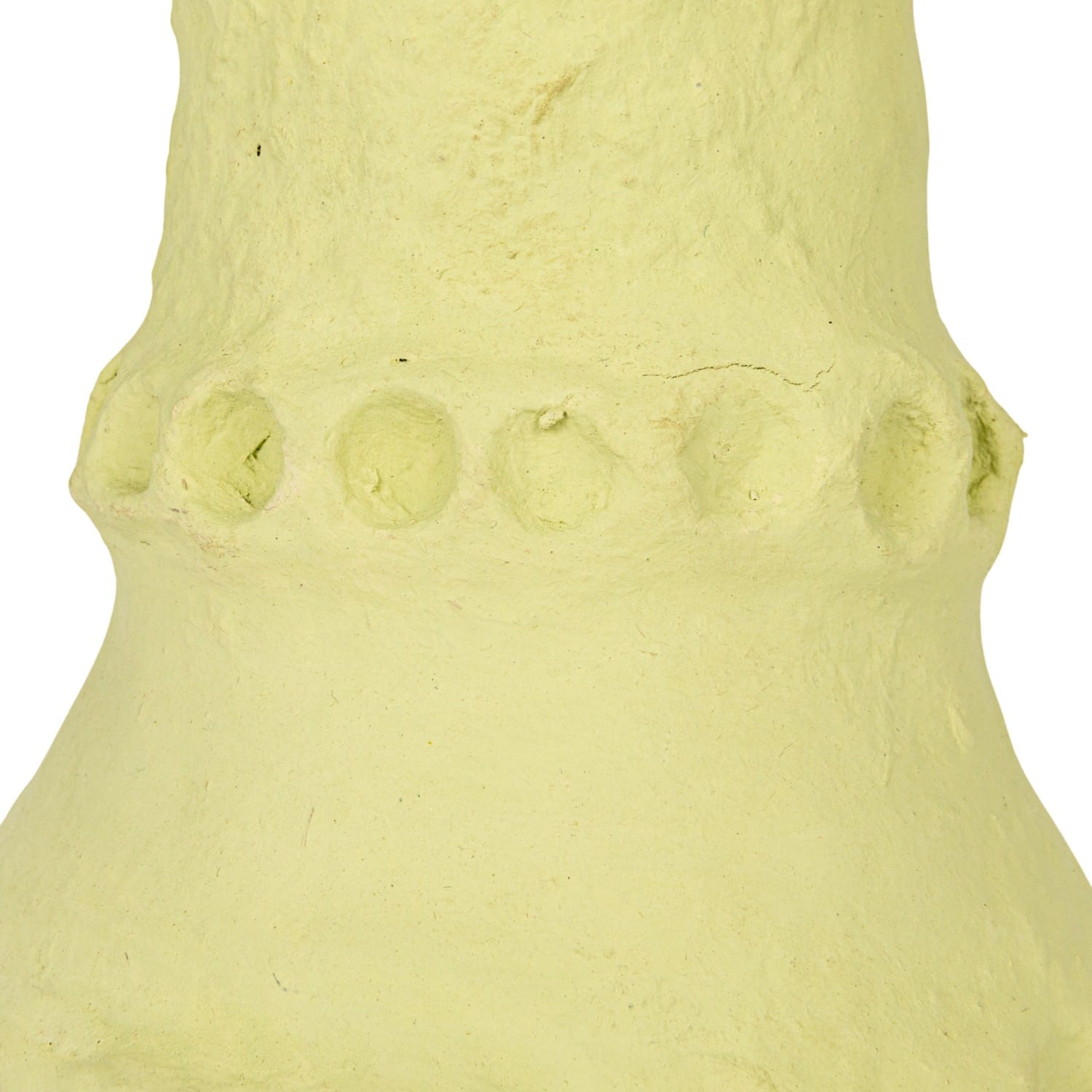 Hello Honey® 17" Mint Handmade Paper Mache Vase with Embossed & Debossed Design
