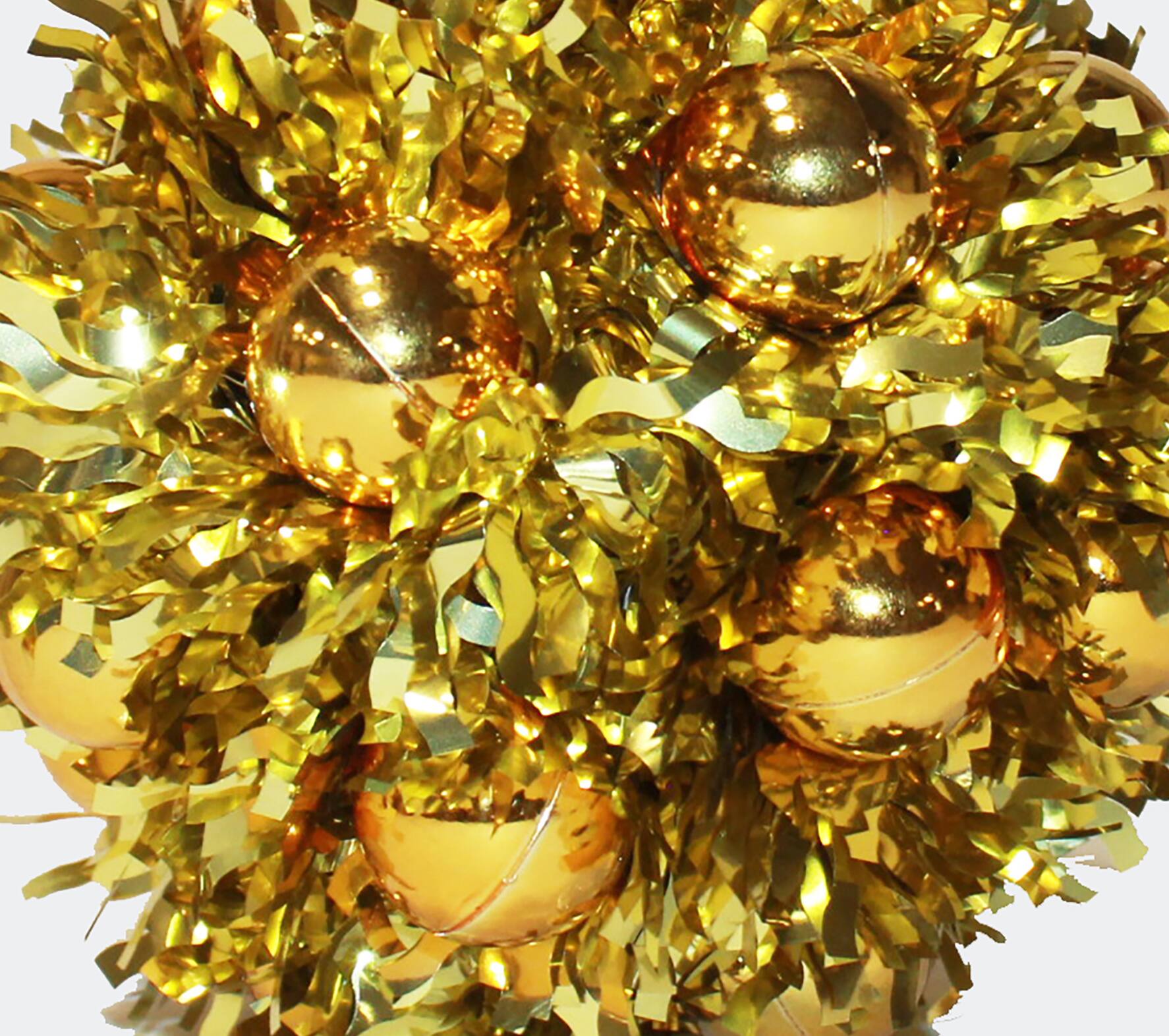 5" Metallic Christmas Hanging Ball Ornaments, 3ct.